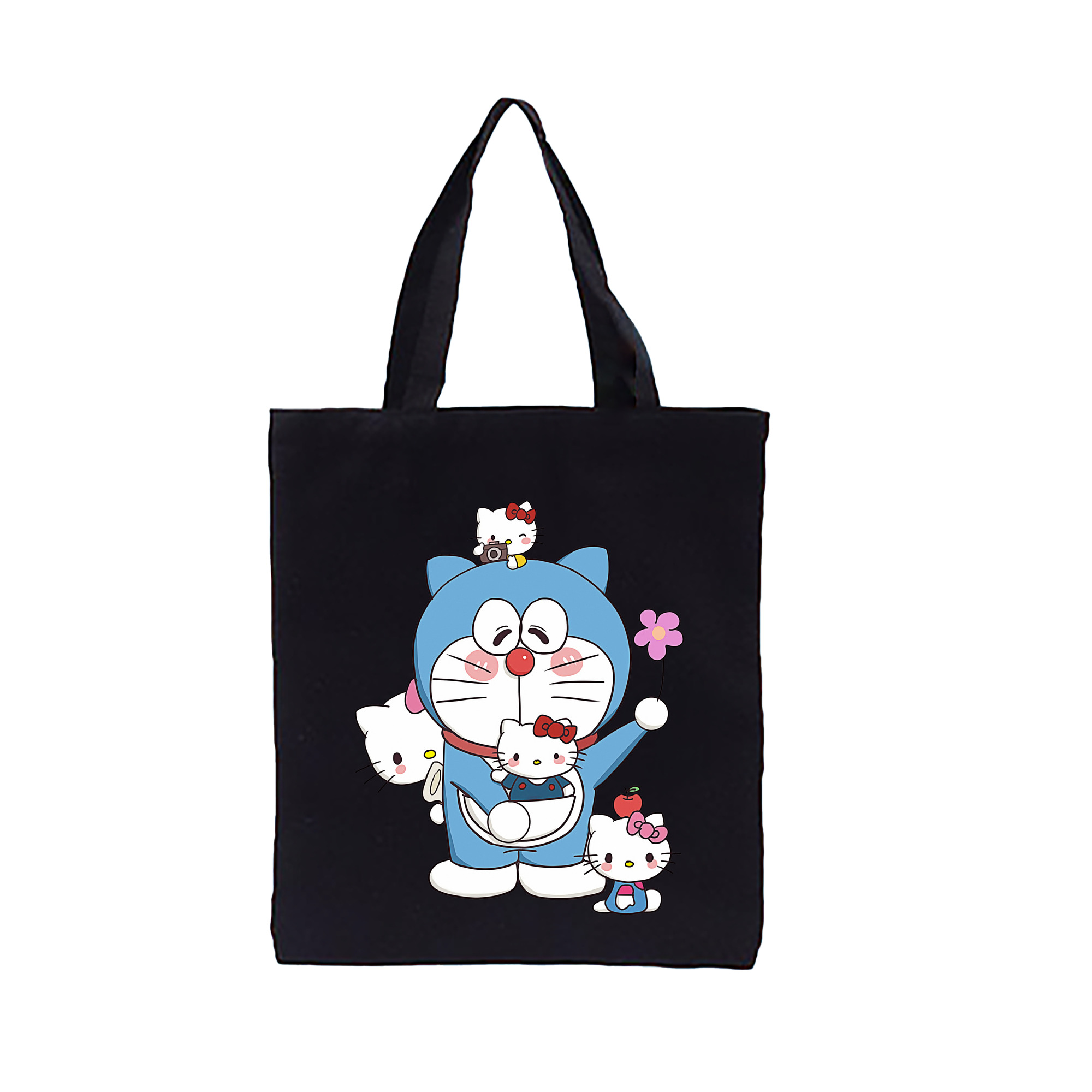 （画像用） ドラえもん Doraemon 縦型キャンバス生地手提げバッグ　トートバッグ
