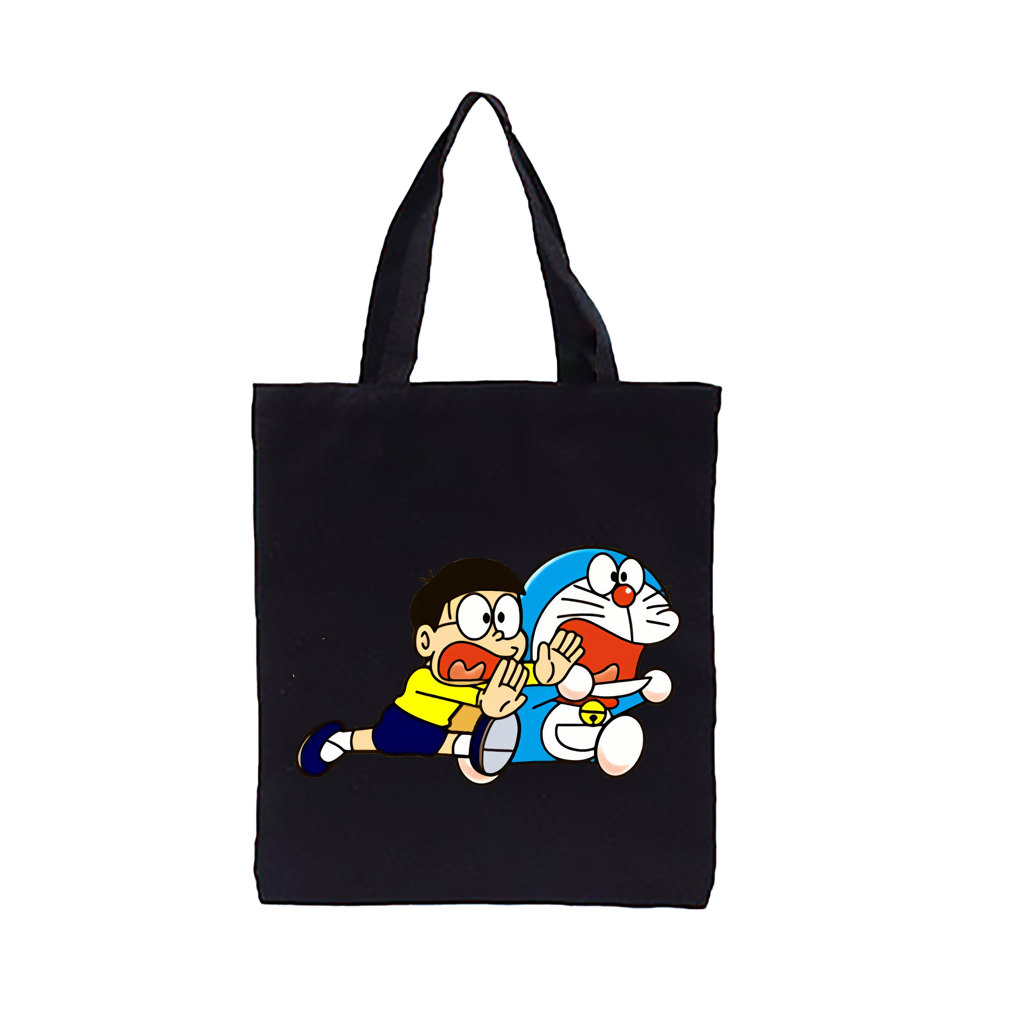 （画像用） ドラえもん Doraemon 縦型キャンバス生地手提げバッグ　トートバッグ