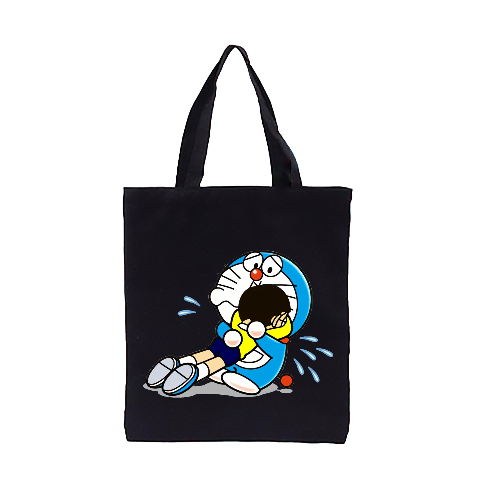 （画像用） ドラえもん Doraemon 縦型キャンバス生地手提げバッグ　トートバッグ