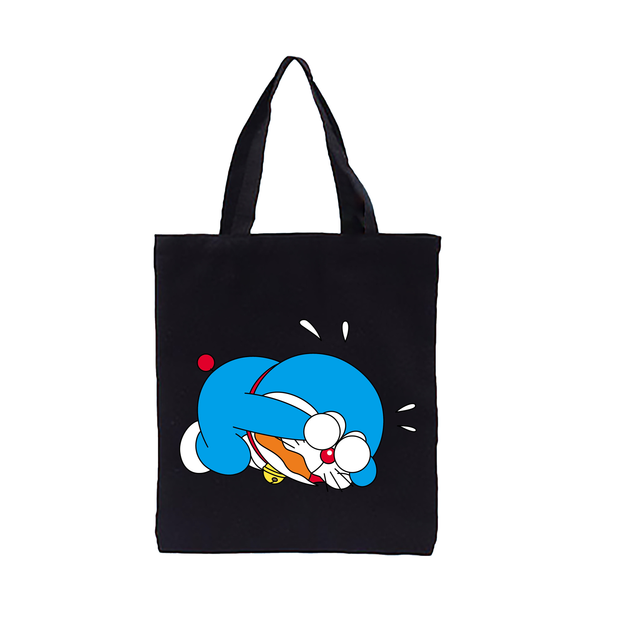 （画像用） ドラえもん Doraemon 縦型キャンバス生地手提げバッグ　トートバッグ