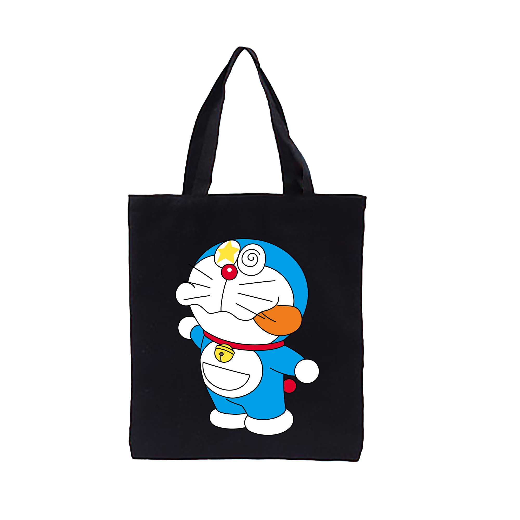 （画像用） ドラえもん Doraemon 縦型キャンバス生地手提げバッグ　トートバッグ