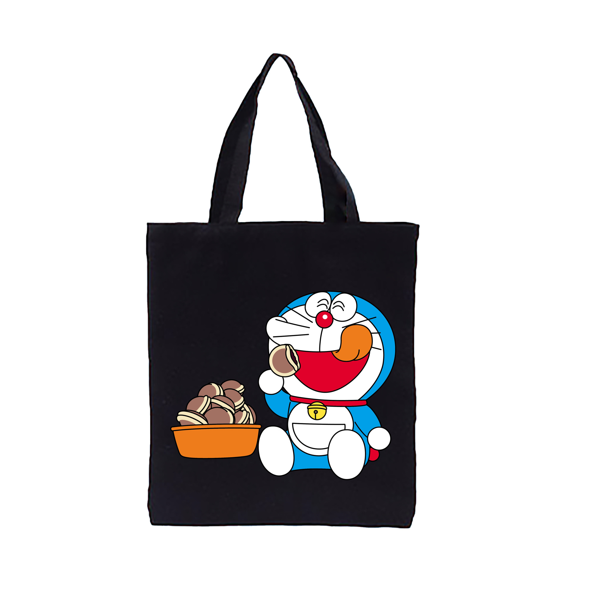 （画像用） ドラえもん Doraemon 縦型キャンバス生地手提げバッグ　トートバッグ