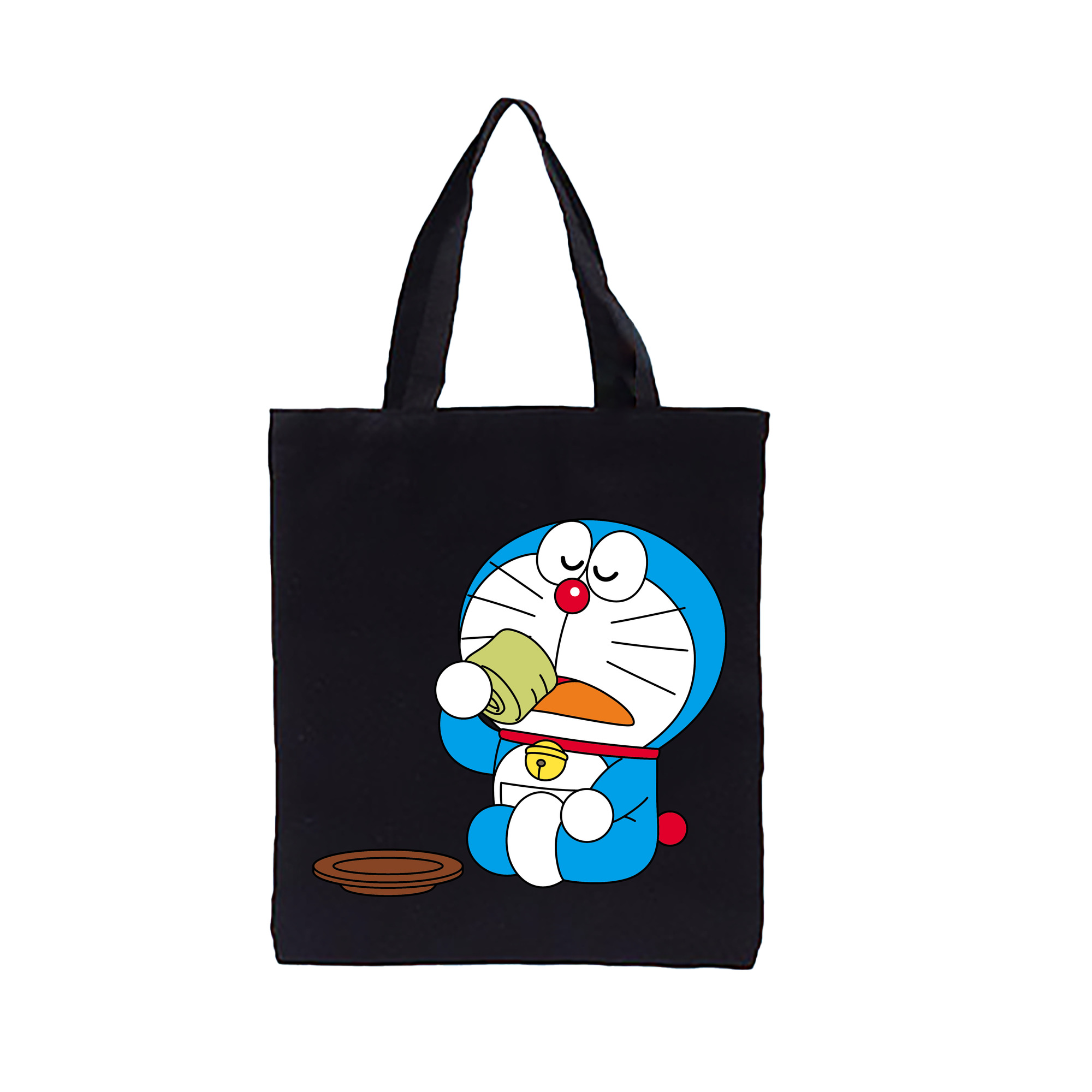 （画像用） ドラえもん Doraemon 縦型キャンバス生地手提げバッグ　トートバッグ