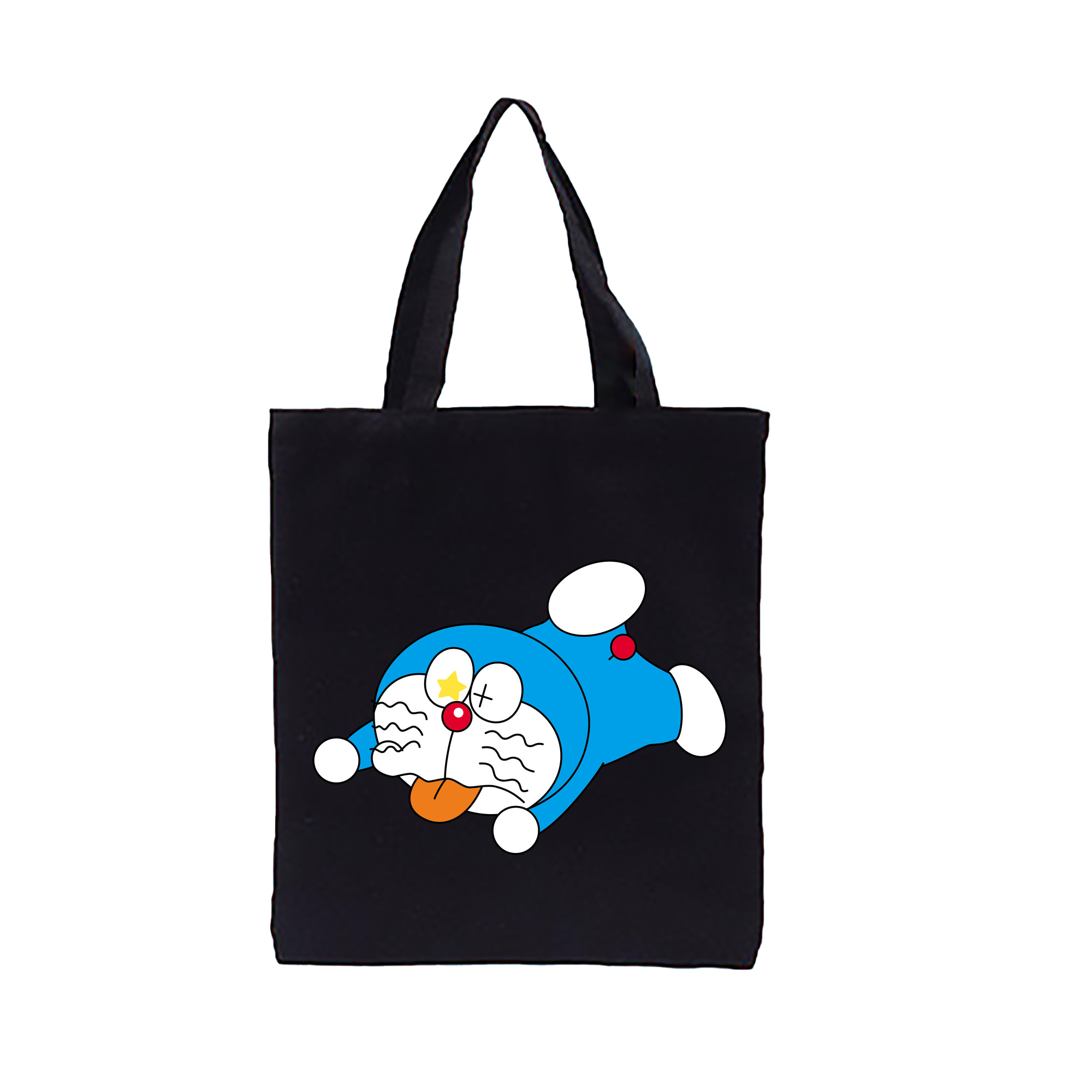 （画像用） ドラえもん Doraemon 縦型キャンバス生地手提げバッグ　トートバッグ