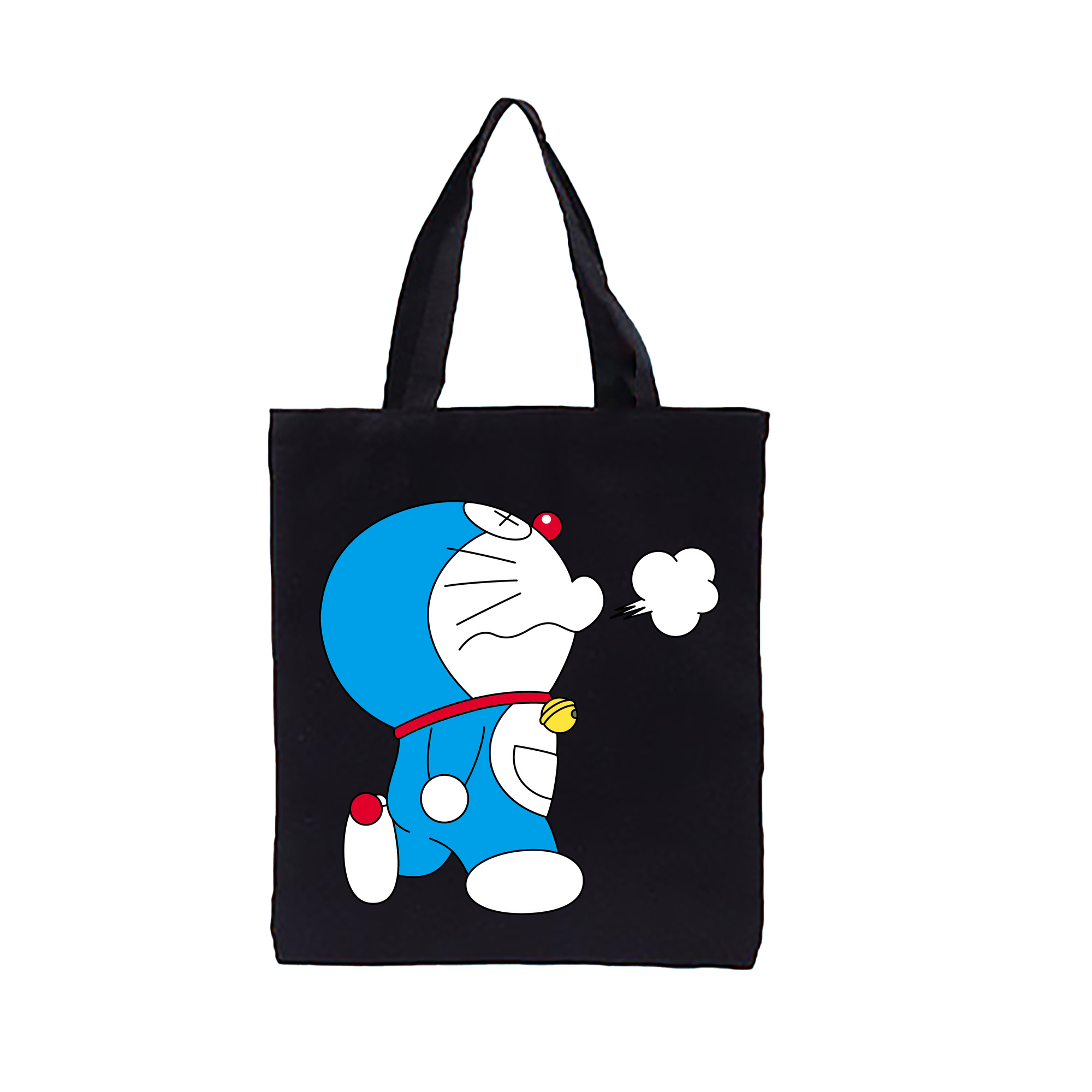 （画像用） ドラえもん Doraemon 縦型キャンバス生地手提げバッグ　トートバッグ
