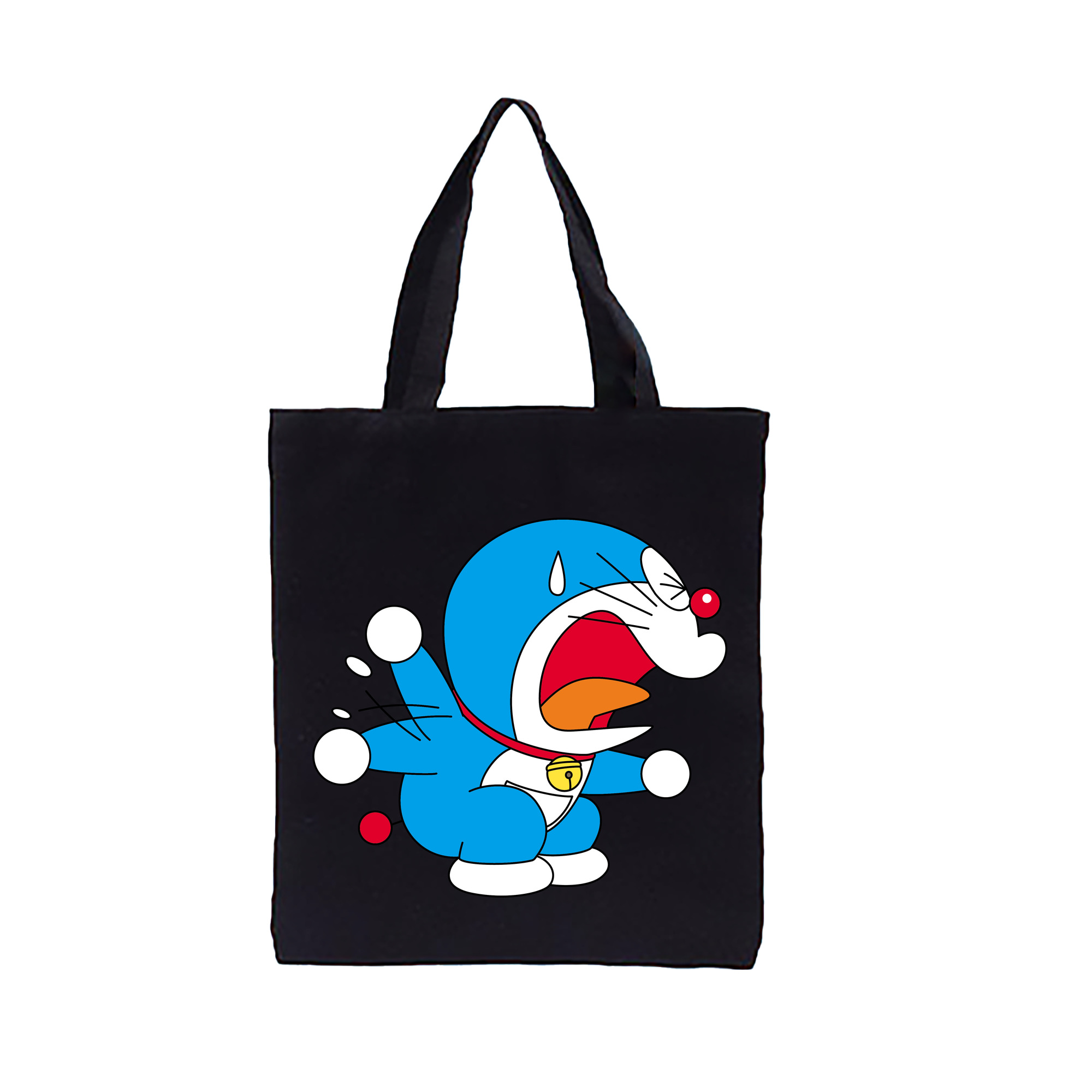 （画像用） ドラえもん Doraemon 縦型キャンバス生地手提げバッグ　トートバッグ