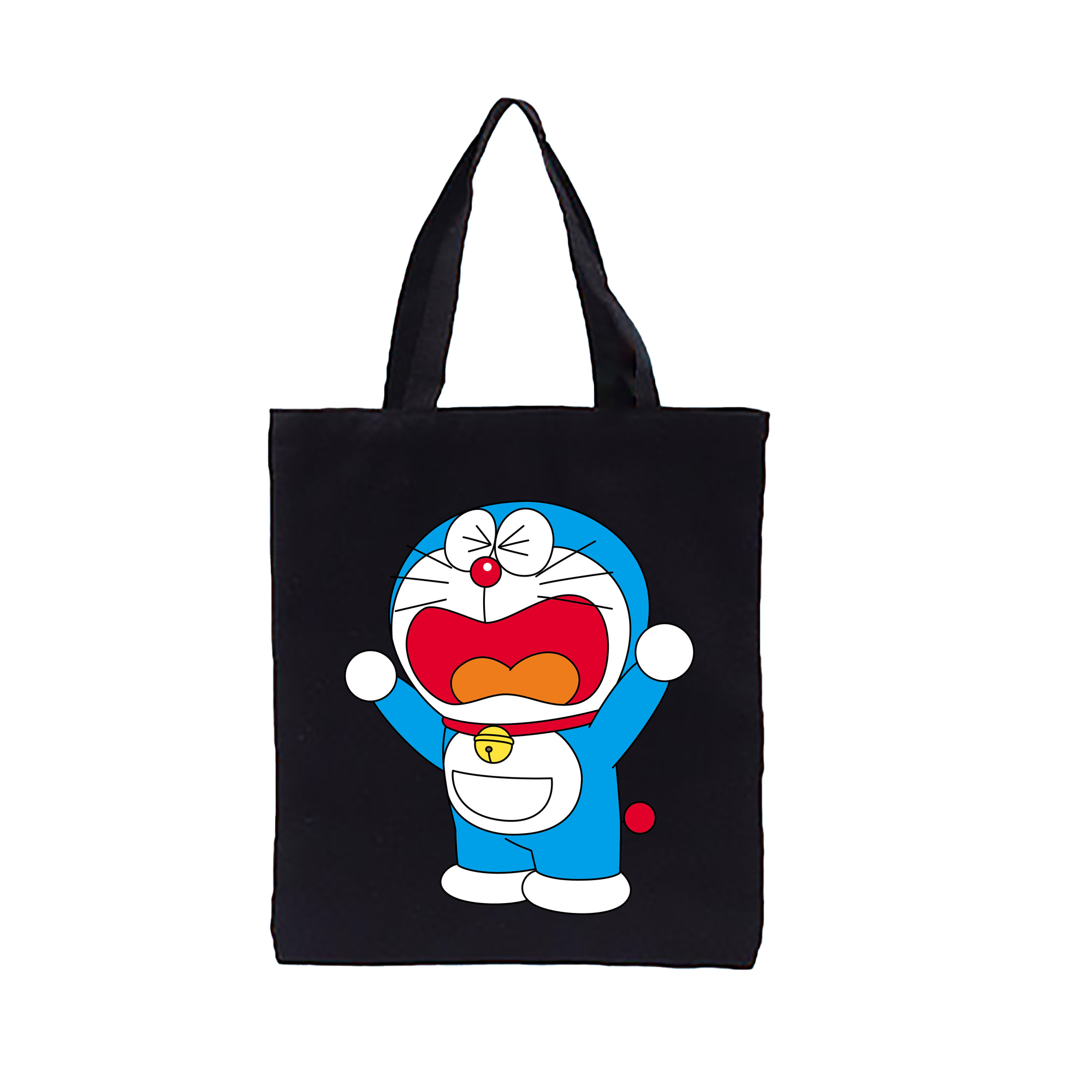 （画像用） ドラえもん Doraemon 縦型キャンバス生地手提げバッグ　トートバッグ