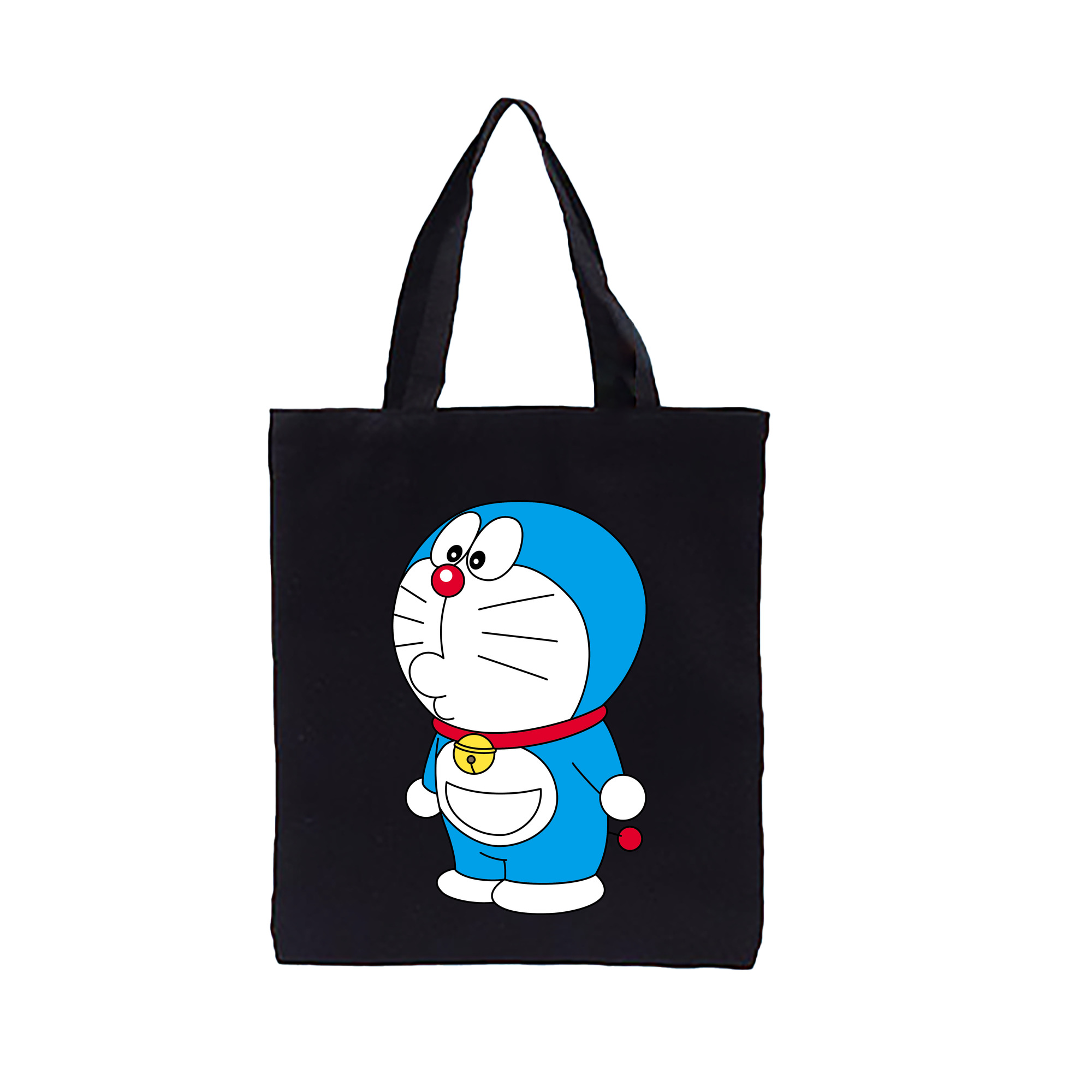 （画像用） ドラえもん Doraemon 縦型キャンバス生地手提げバッグ　トートバッグ