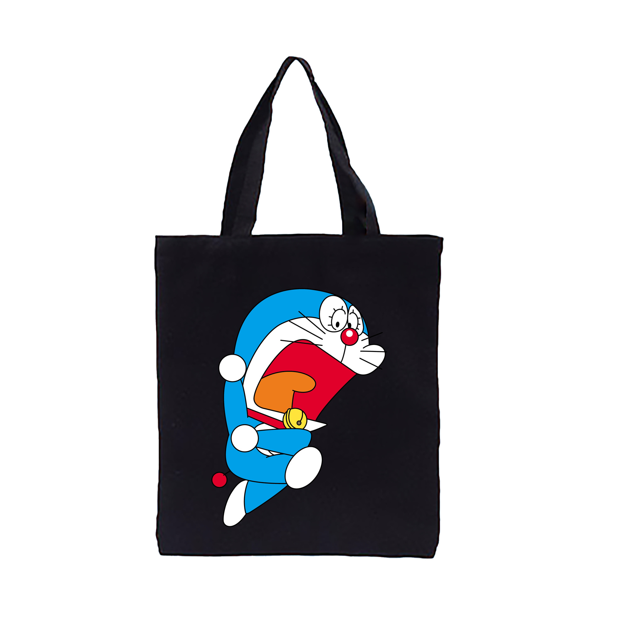 （画像用） ドラえもん Doraemon 縦型キャンバス生地手提げバッグ　トートバッグ