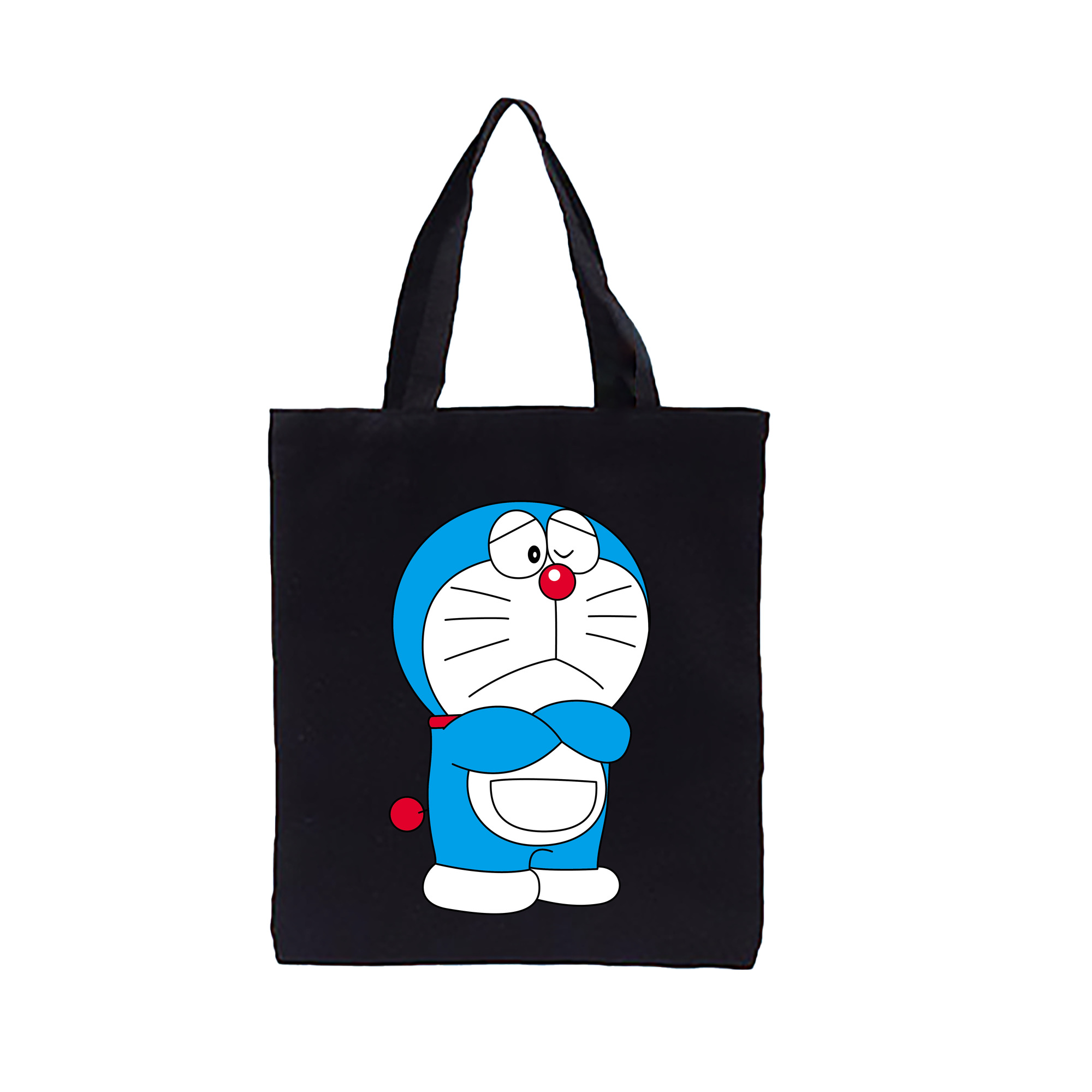 （画像用） ドラえもん Doraemon 縦型キャンバス生地手提げバッグ　トートバッグ