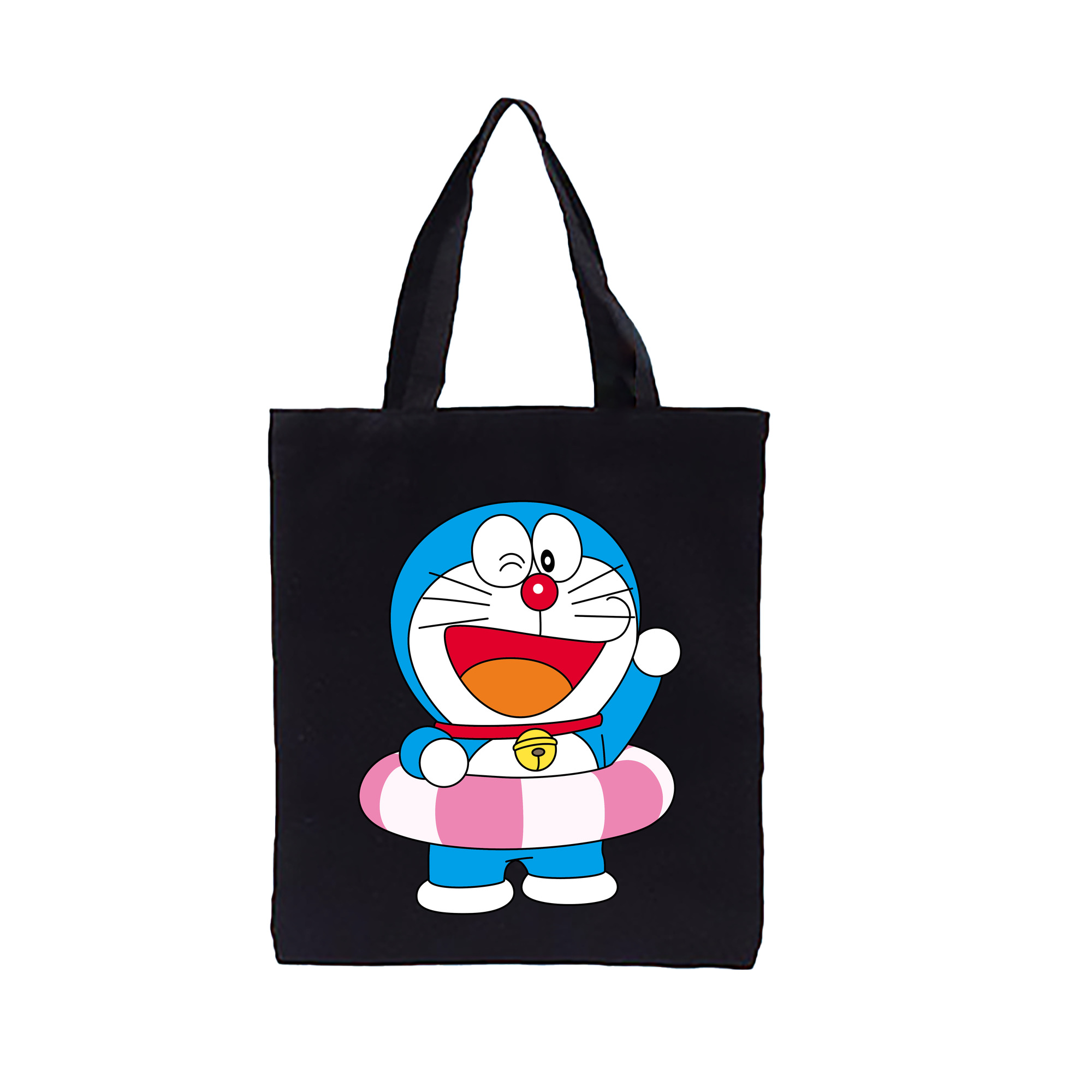 （画像用） ドラえもん Doraemon 縦型キャンバス生地手提げバッグ　トートバッグ
