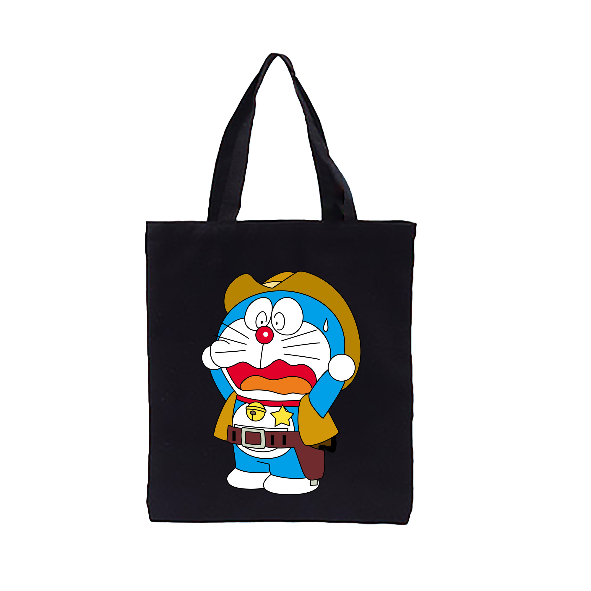 （画像用） ドラえもん Doraemon 縦型キャンバス生地手提げバッグ　トートバッグ
