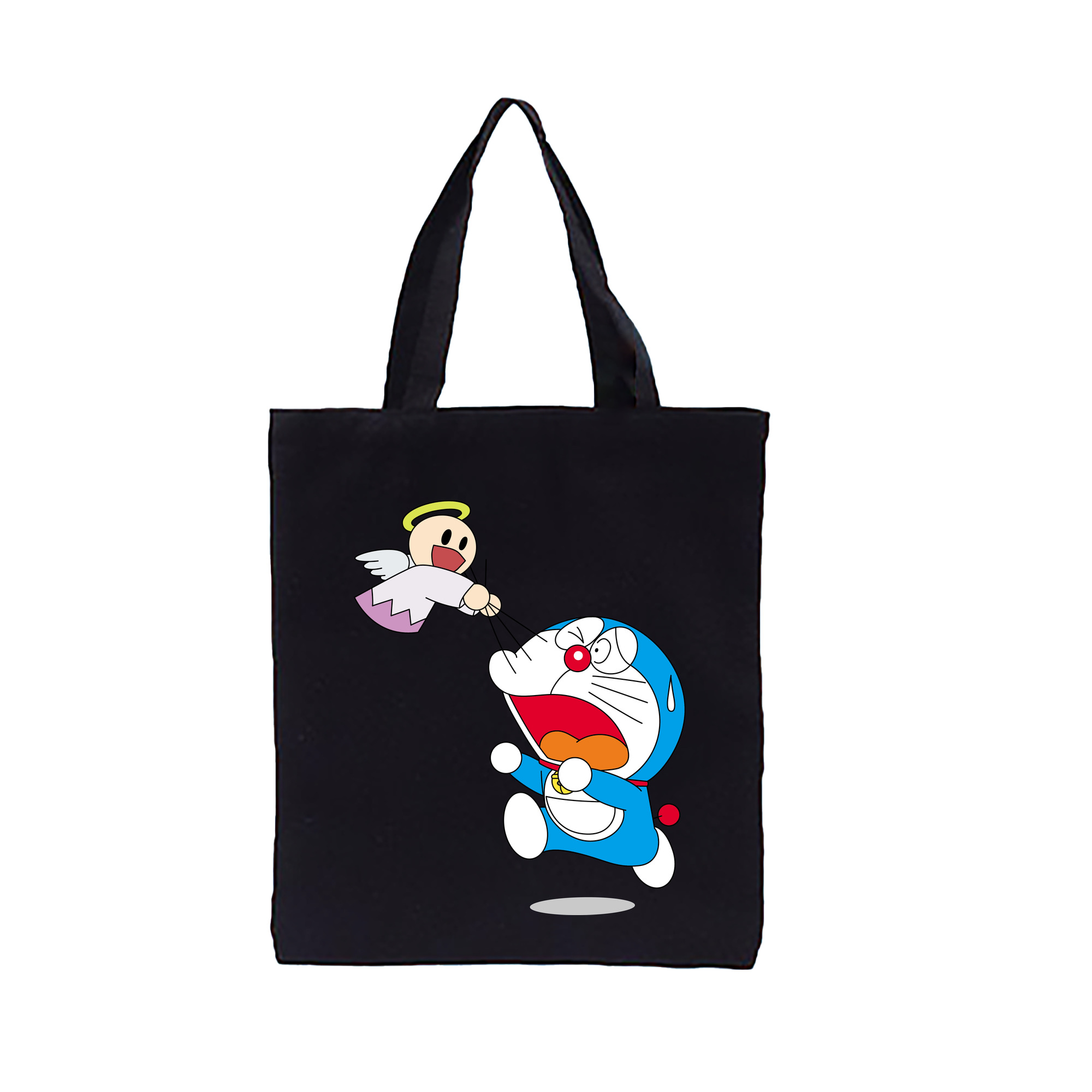 （画像用） ドラえもん Doraemon 縦型キャンバス生地手提げバッグ　トートバッグ