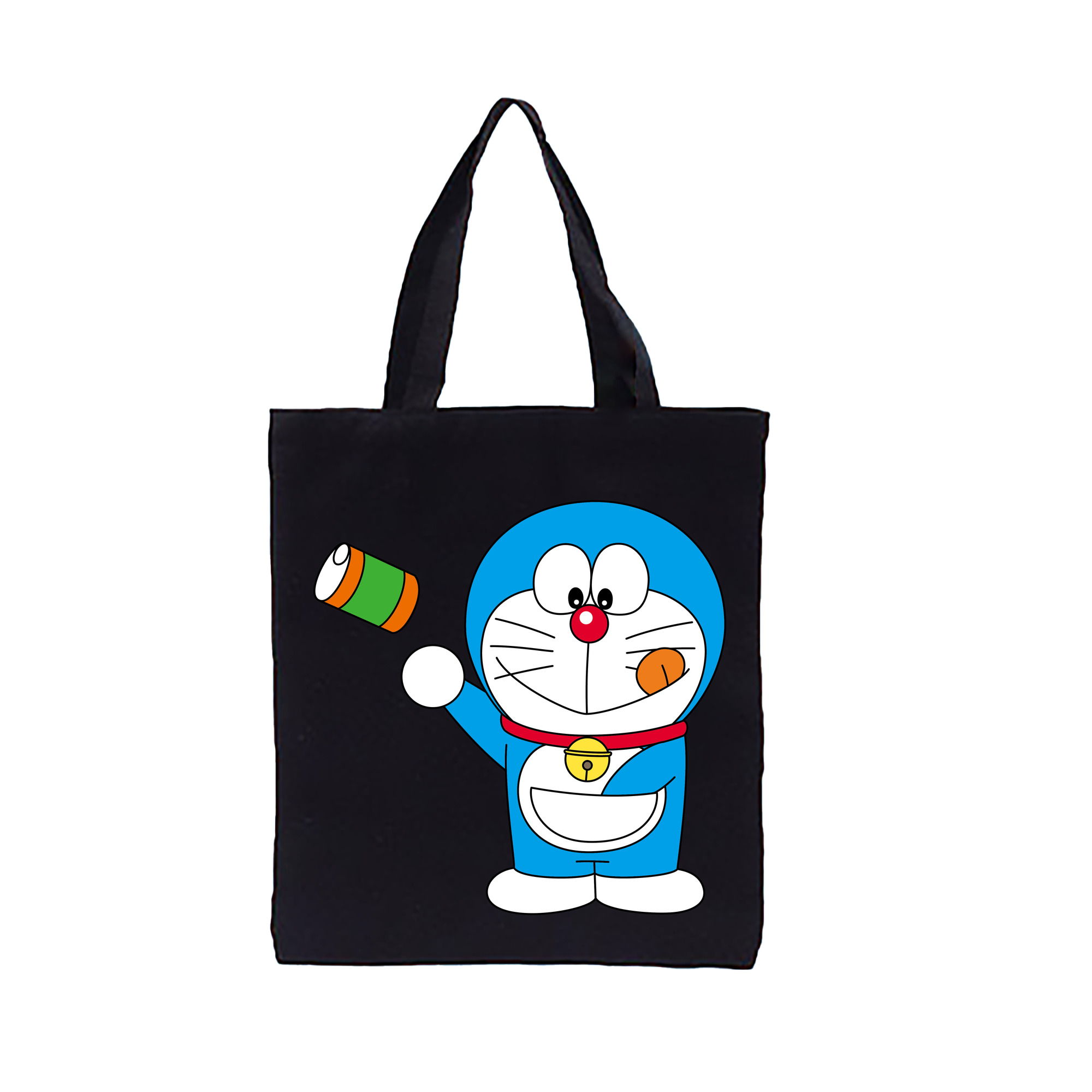 （画像用） ドラえもん Doraemon 縦型キャンバス生地手提げバッグ　トートバッグ