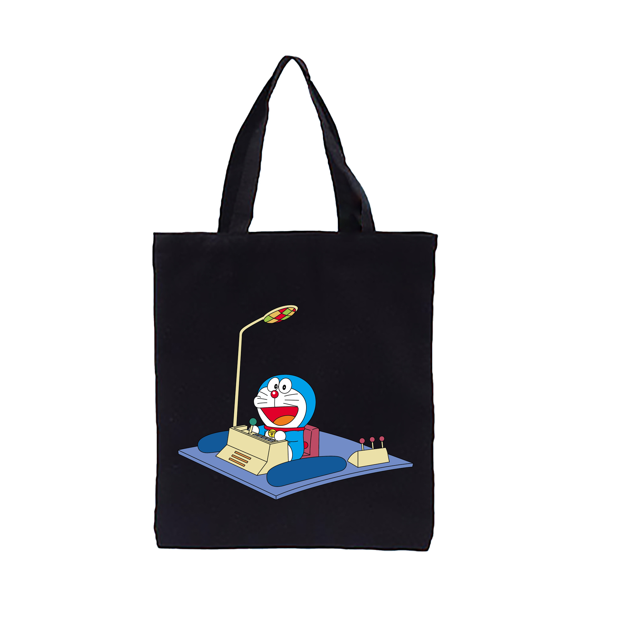 （画像用） ドラえもん Doraemon 縦型キャンバス生地手提げバッグ　トートバッグ
