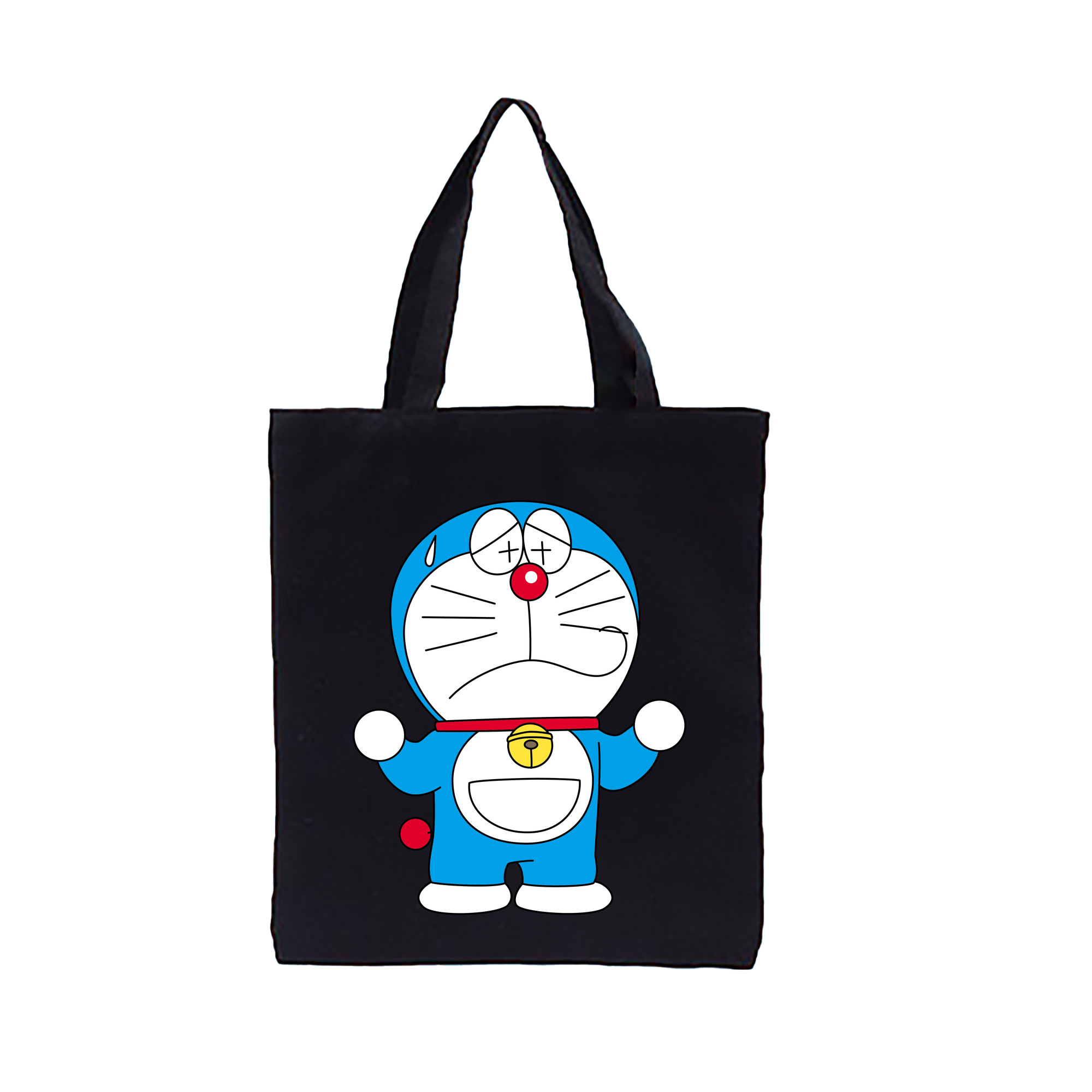 （画像用） ドラえもん Doraemon 縦型キャンバス生地手提げバッグ　トートバッグ