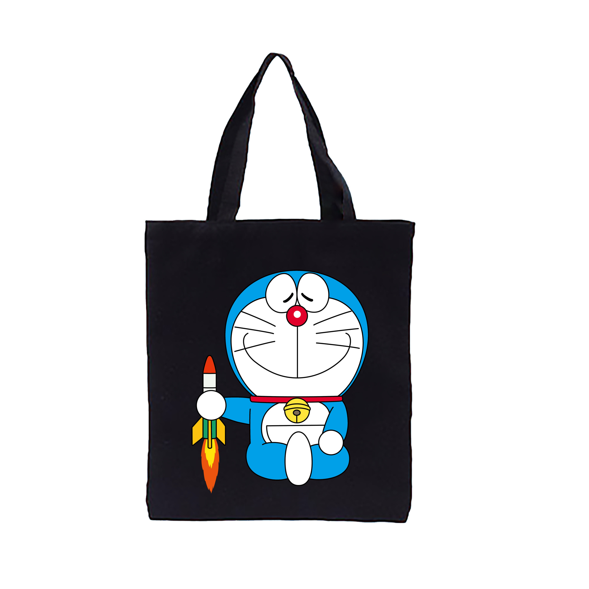 （画像用） ドラえもん Doraemon 縦型キャンバス生地手提げバッグ　トートバッグ
