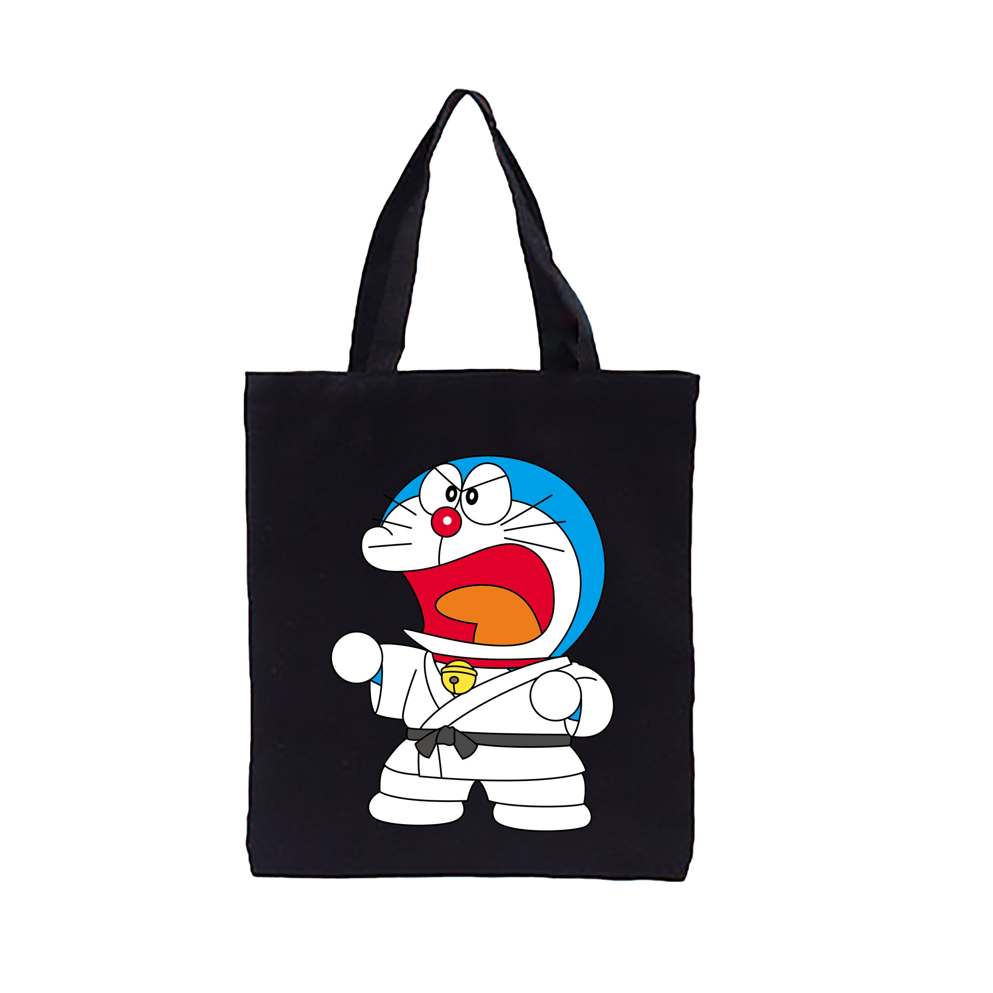 （画像用） ドラえもん Doraemon 縦型キャンバス生地手提げバッグ　トートバッグ