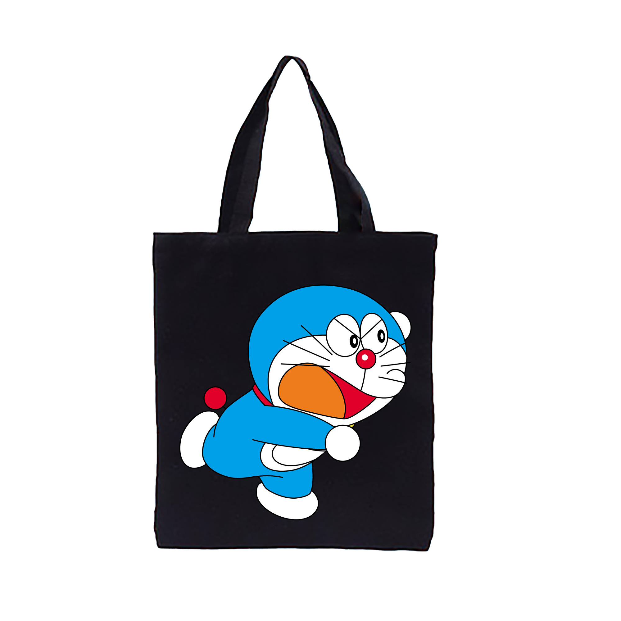 （画像用） ドラえもん Doraemon 縦型キャンバス生地手提げバッグ　トートバッグ