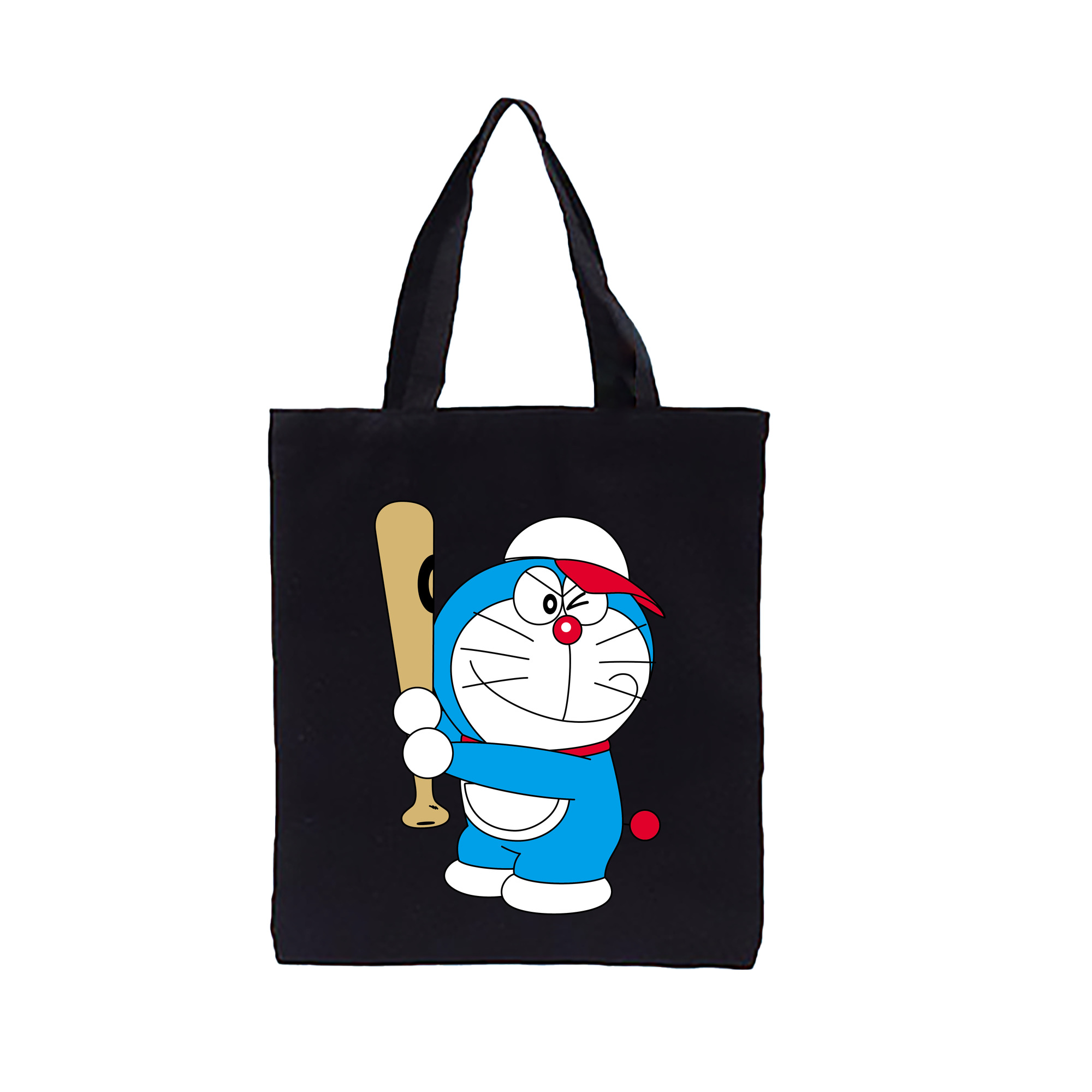 （画像用） ドラえもん Doraemon 縦型キャンバス生地手提げバッグ　トートバッグ