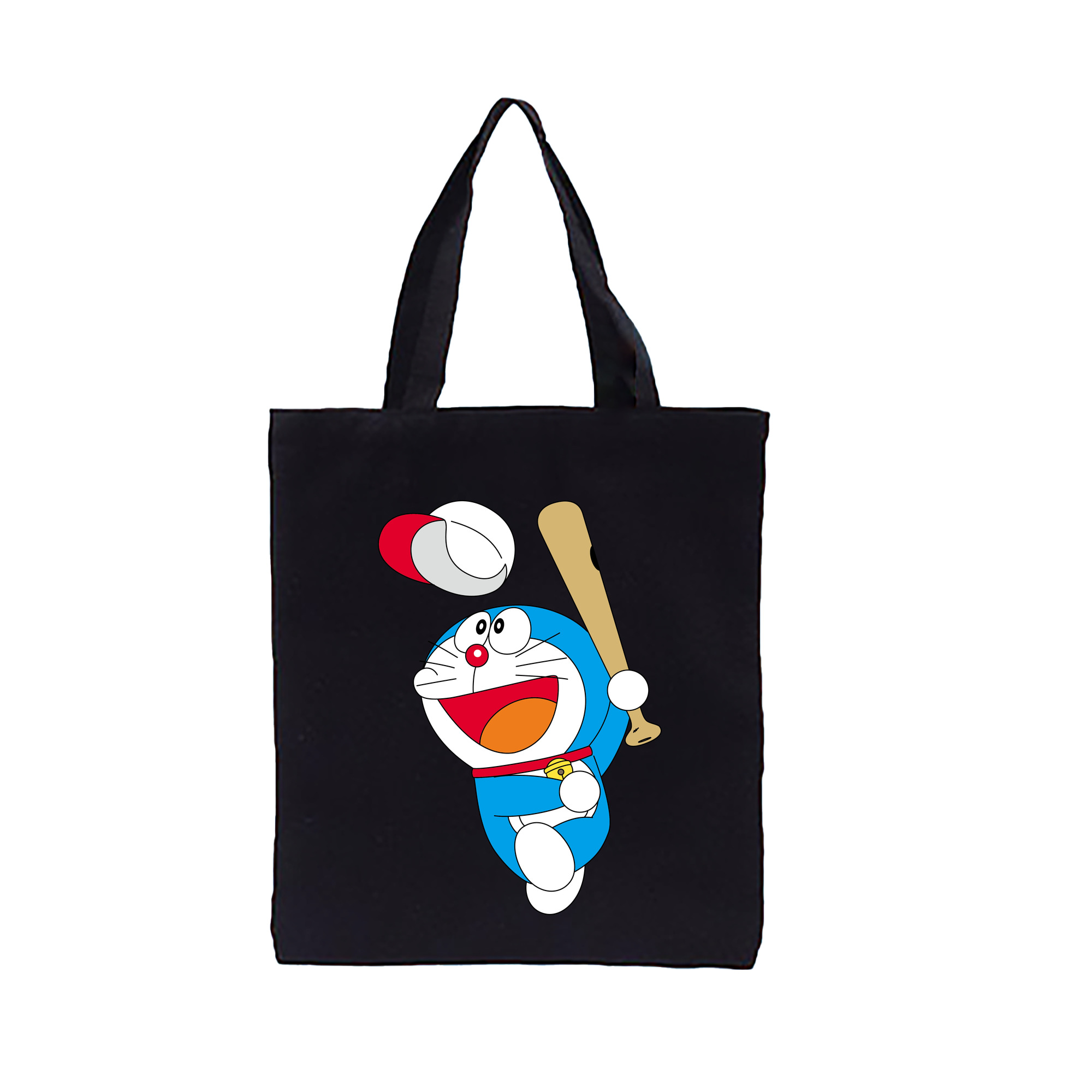 （画像用） ドラえもん Doraemon 縦型キャンバス生地手提げバッグ　トートバッグ