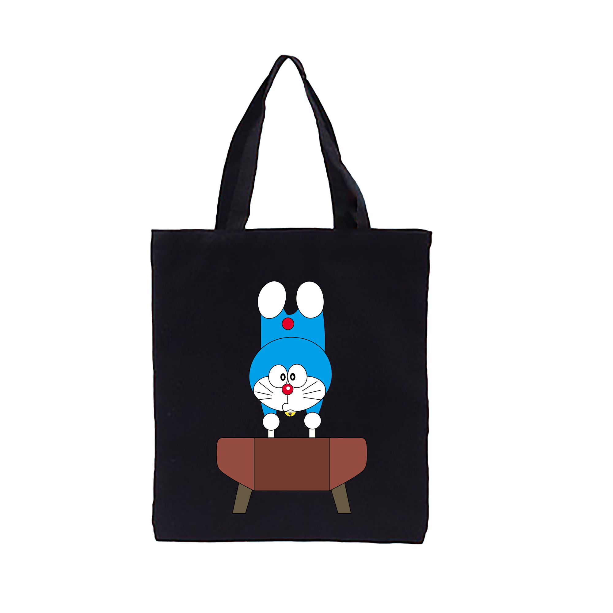 （画像用） ドラえもん Doraemon 縦型キャンバス生地手提げバッグ　トートバッグ