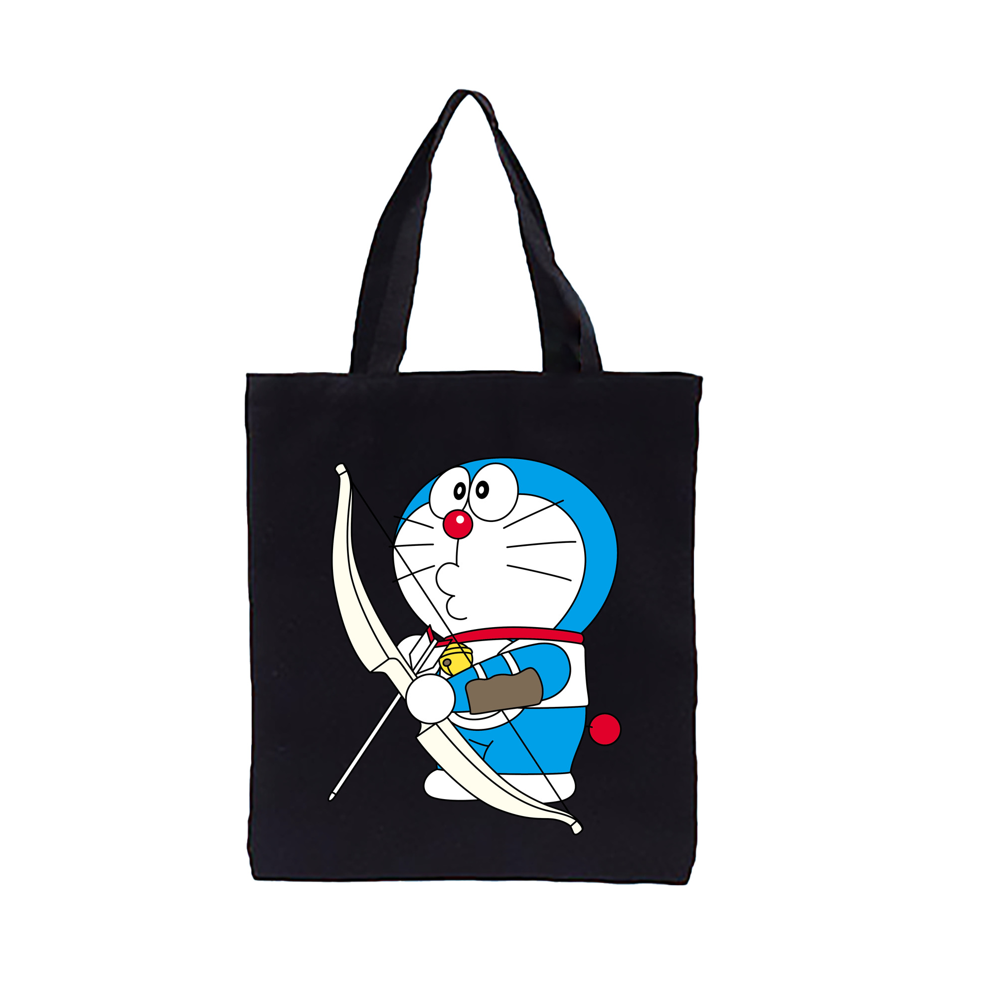 （画像用） ドラえもん Doraemon 縦型キャンバス生地手提げバッグ　トートバッグ