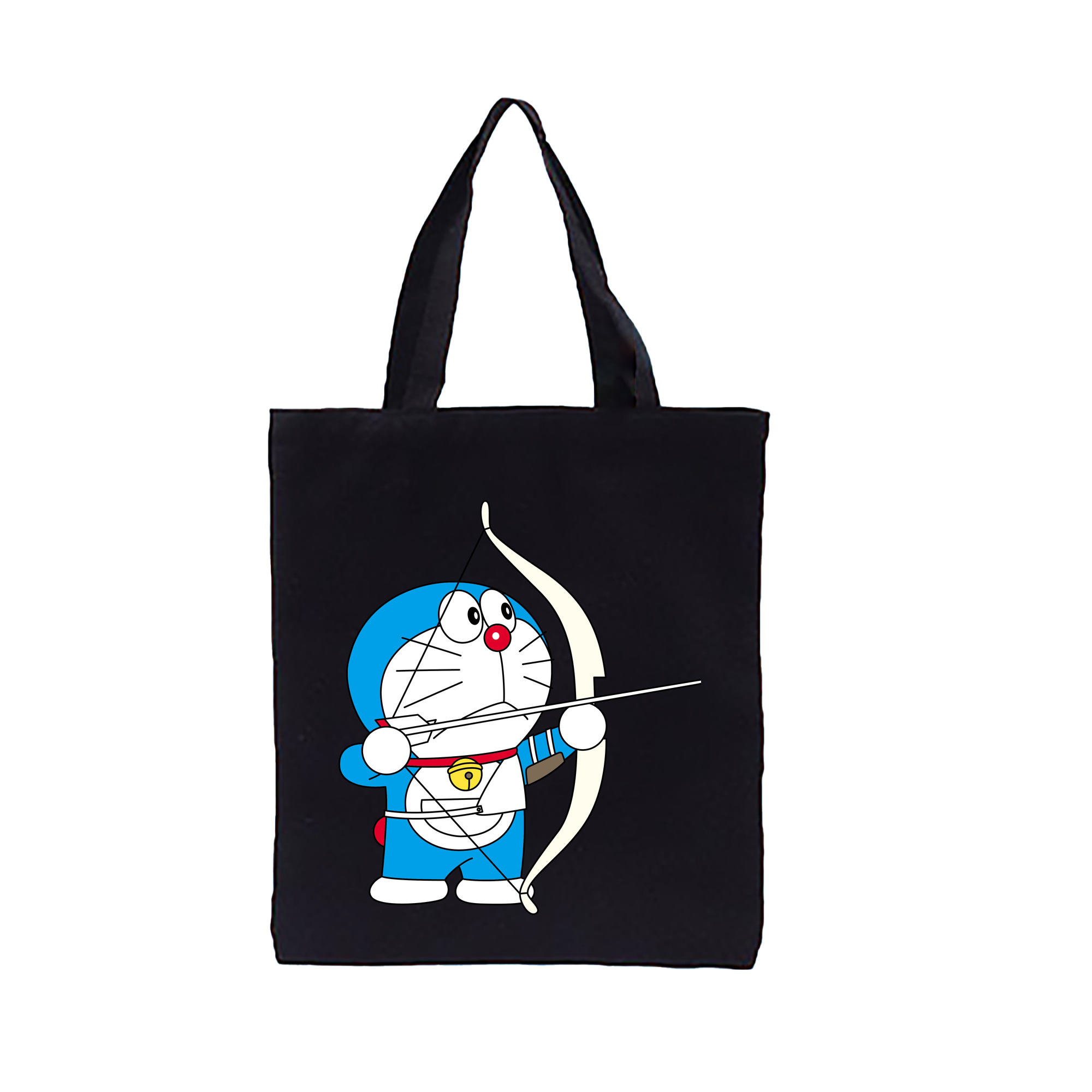 （画像用） ドラえもん Doraemon 縦型キャンバス生地手提げバッグ　トートバッグ