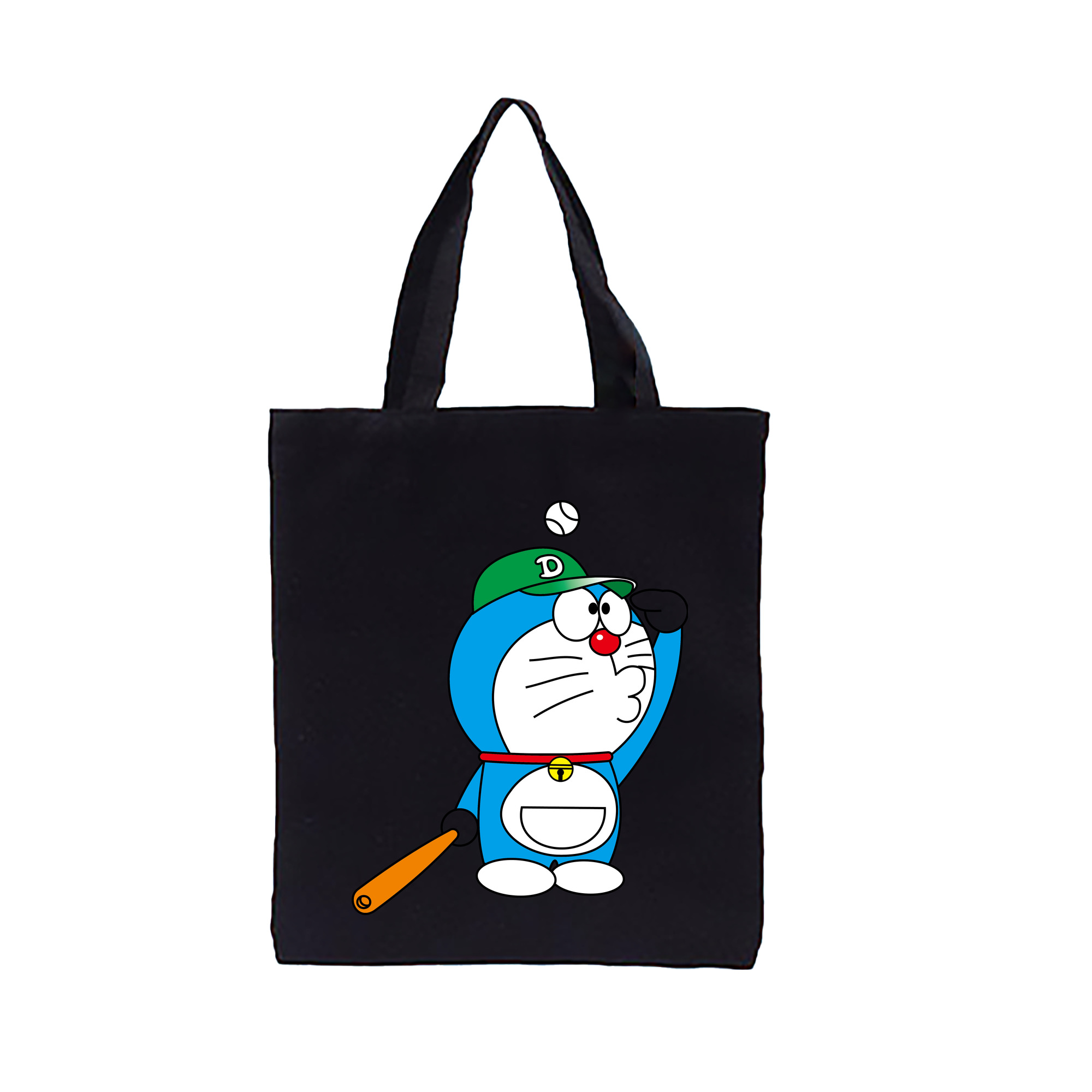（画像用） ドラえもん Doraemon 縦型キャンバス生地手提げバッグ　トートバッグ