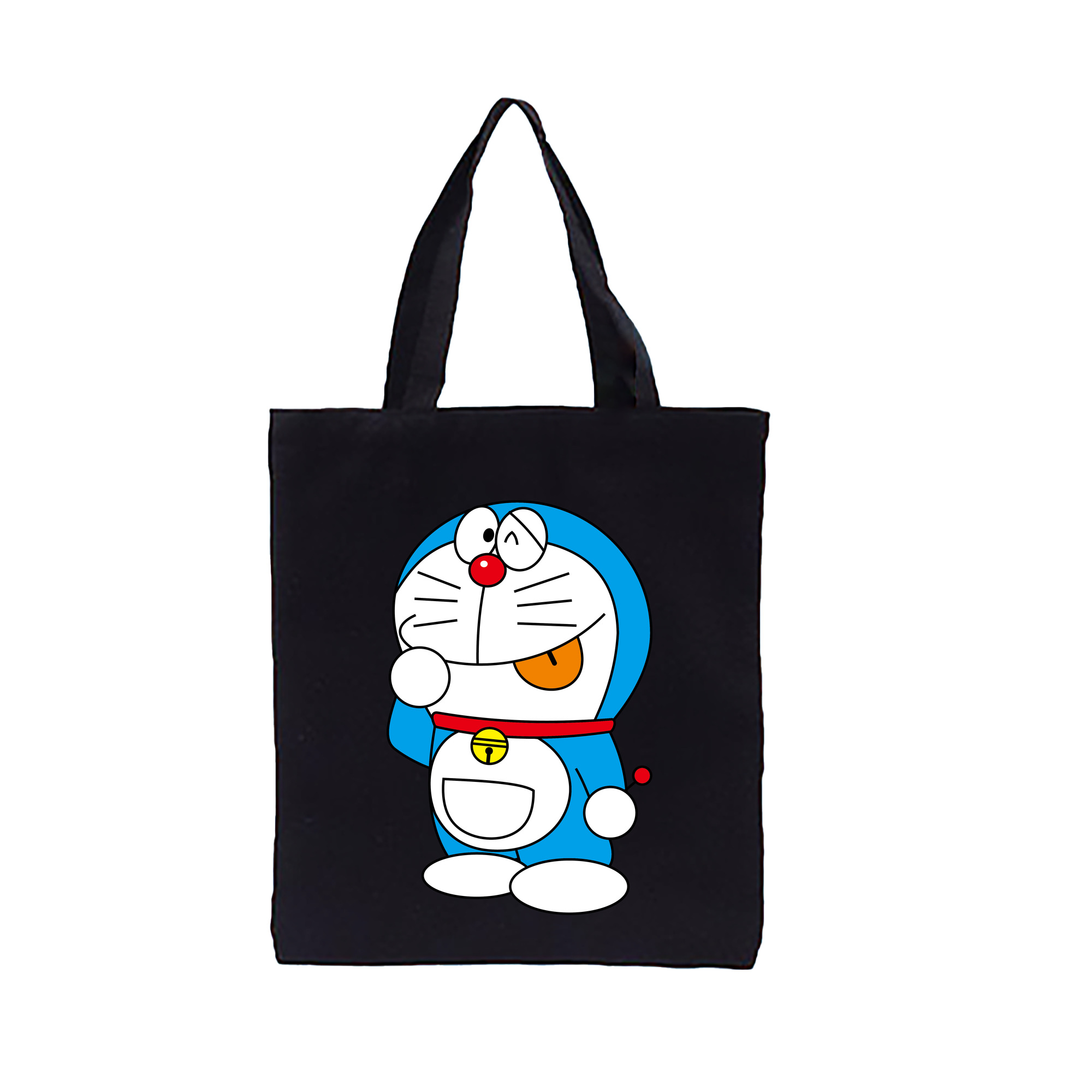 （画像用） ドラえもん Doraemon 縦型キャンバス生地手提げバッグ　トートバッグ