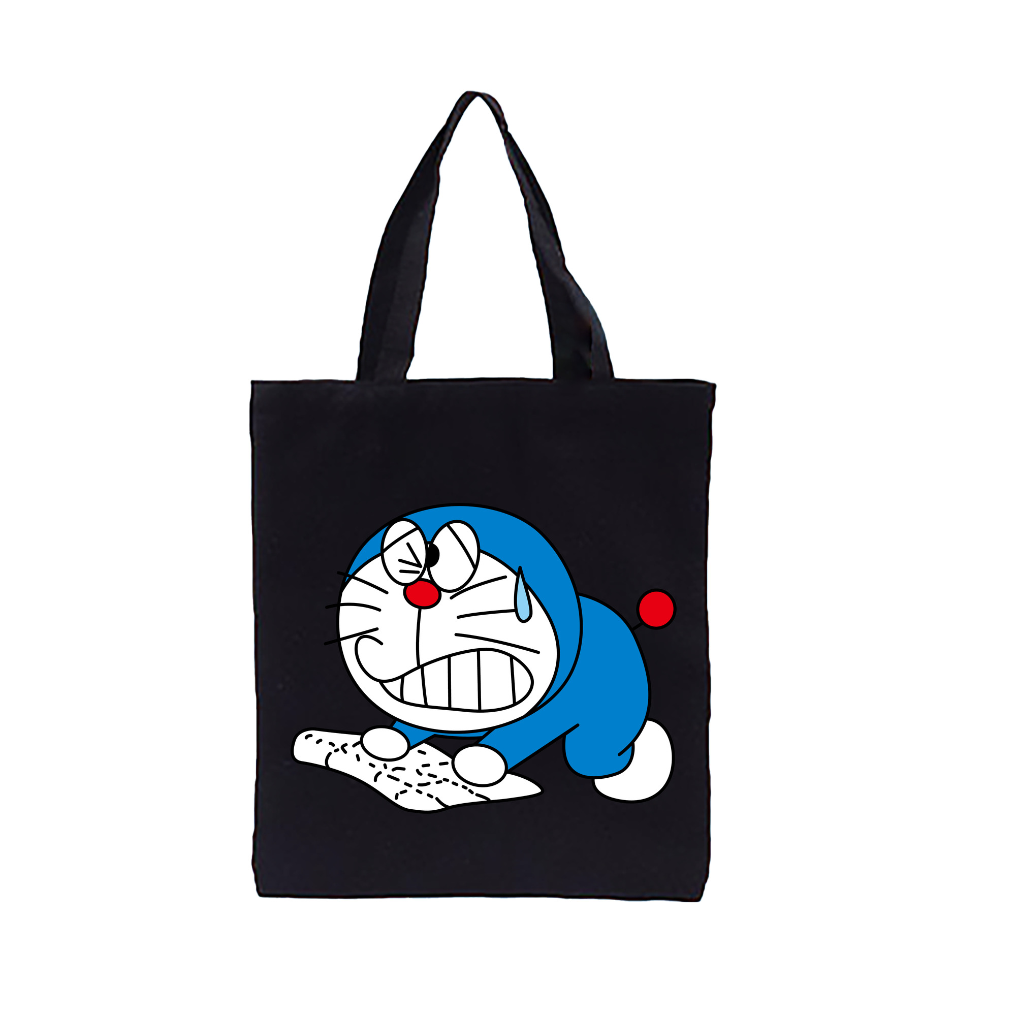 （画像用） ドラえもん Doraemon 縦型キャンバス生地手提げバッグ　トートバッグ