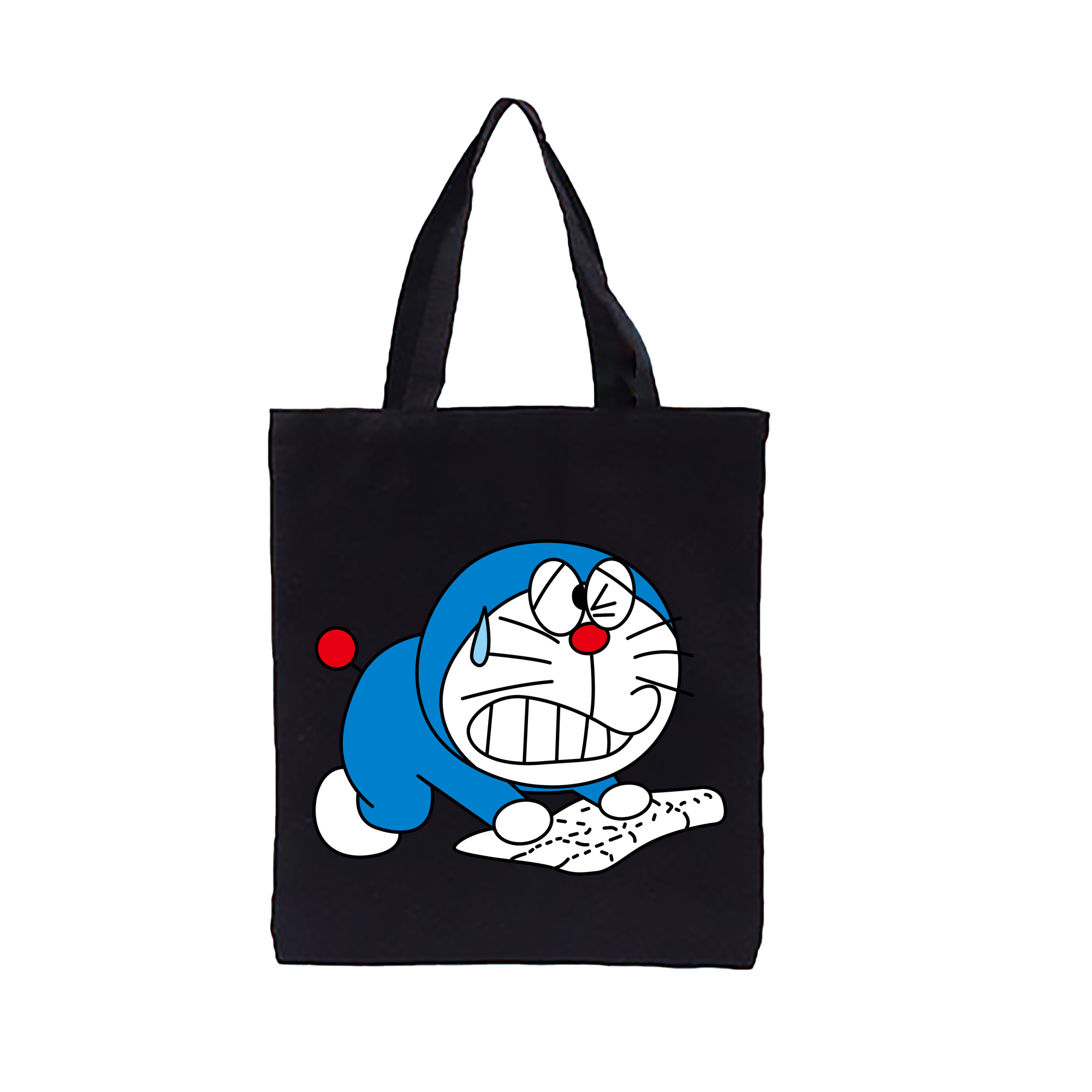 （画像用） ドラえもん Doraemon 縦型キャンバス生地手提げバッグ　トートバッグ