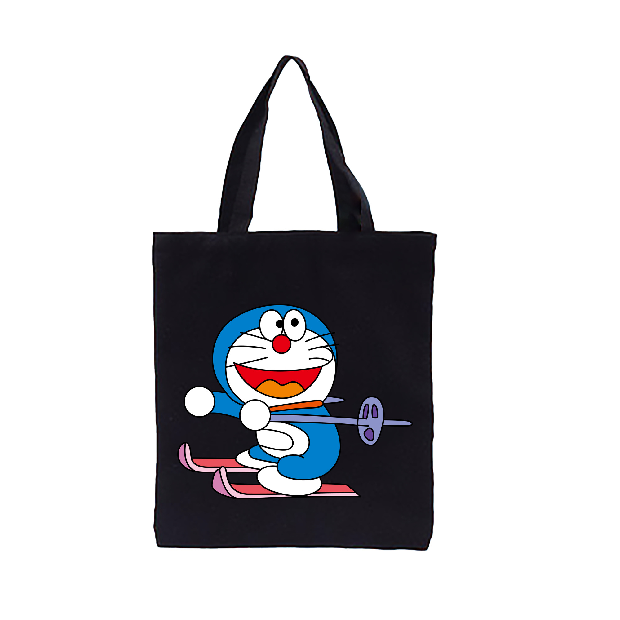 （画像用） ドラえもん Doraemon 縦型キャンバス生地手提げバッグ　トートバッグ