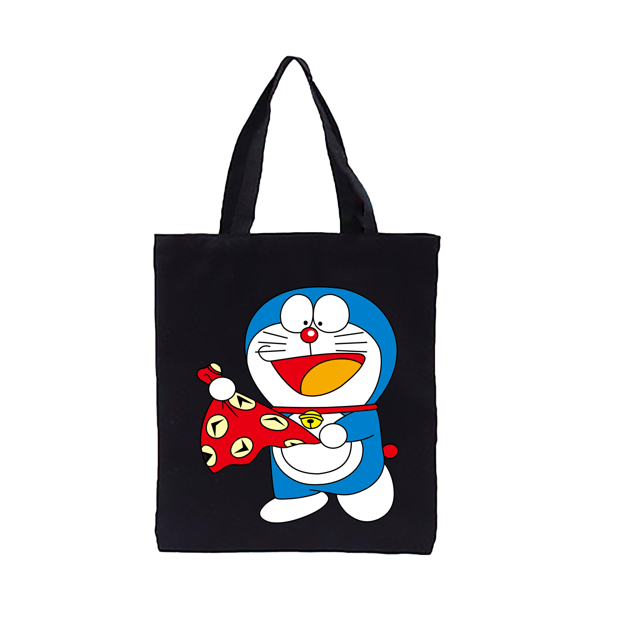（画像用） ドラえもん Doraemon 縦型キャンバス生地手提げバッグ　トートバッグ