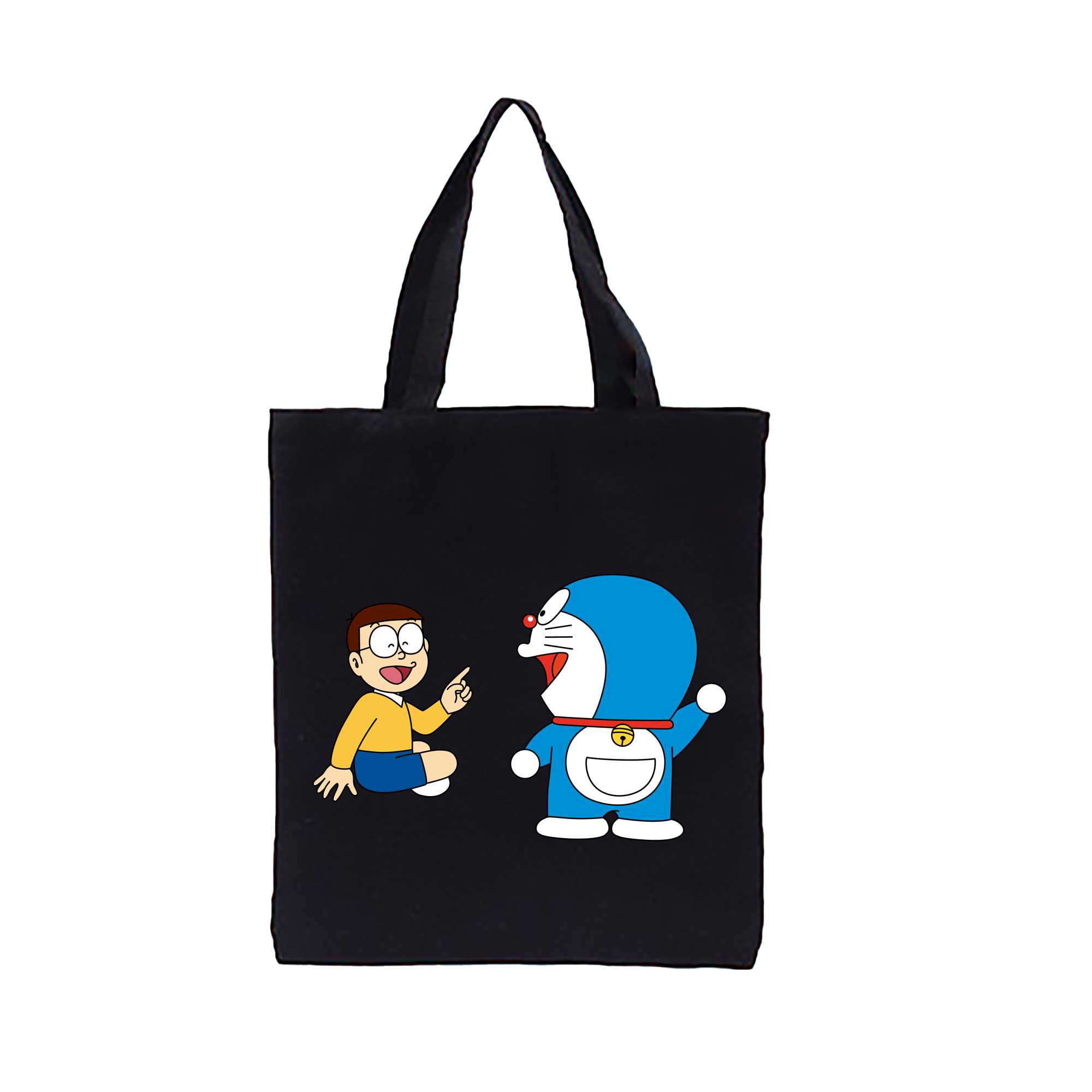 （画像用） ドラえもん Doraemon 縦型キャンバス生地手提げバッグ　トートバッグ