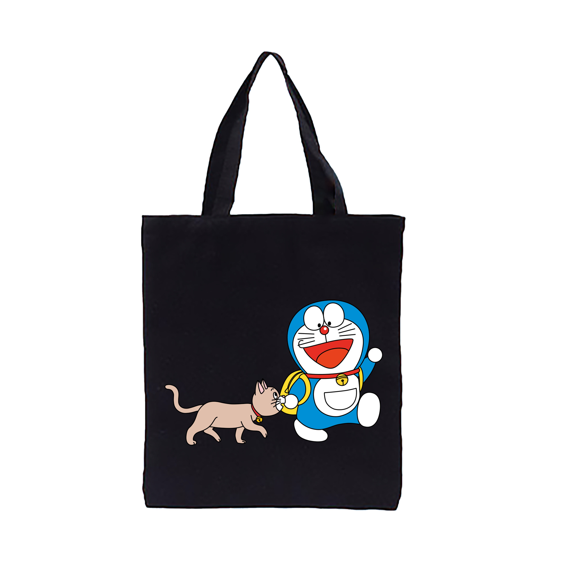 （画像用） ドラえもん Doraemon 縦型キャンバス生地手提げバッグ　トートバッグ