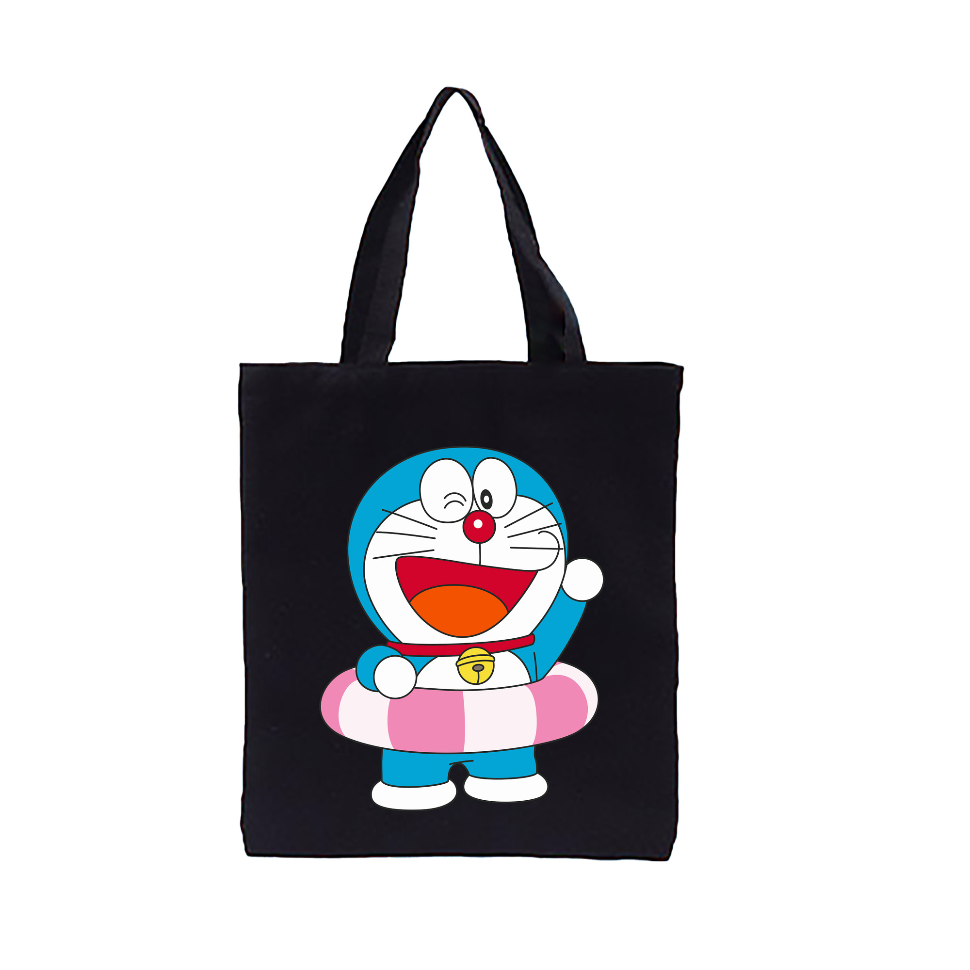 （画像用） ドラえもん Doraemon 縦型キャンバス生地手提げバッグ　トートバッグ