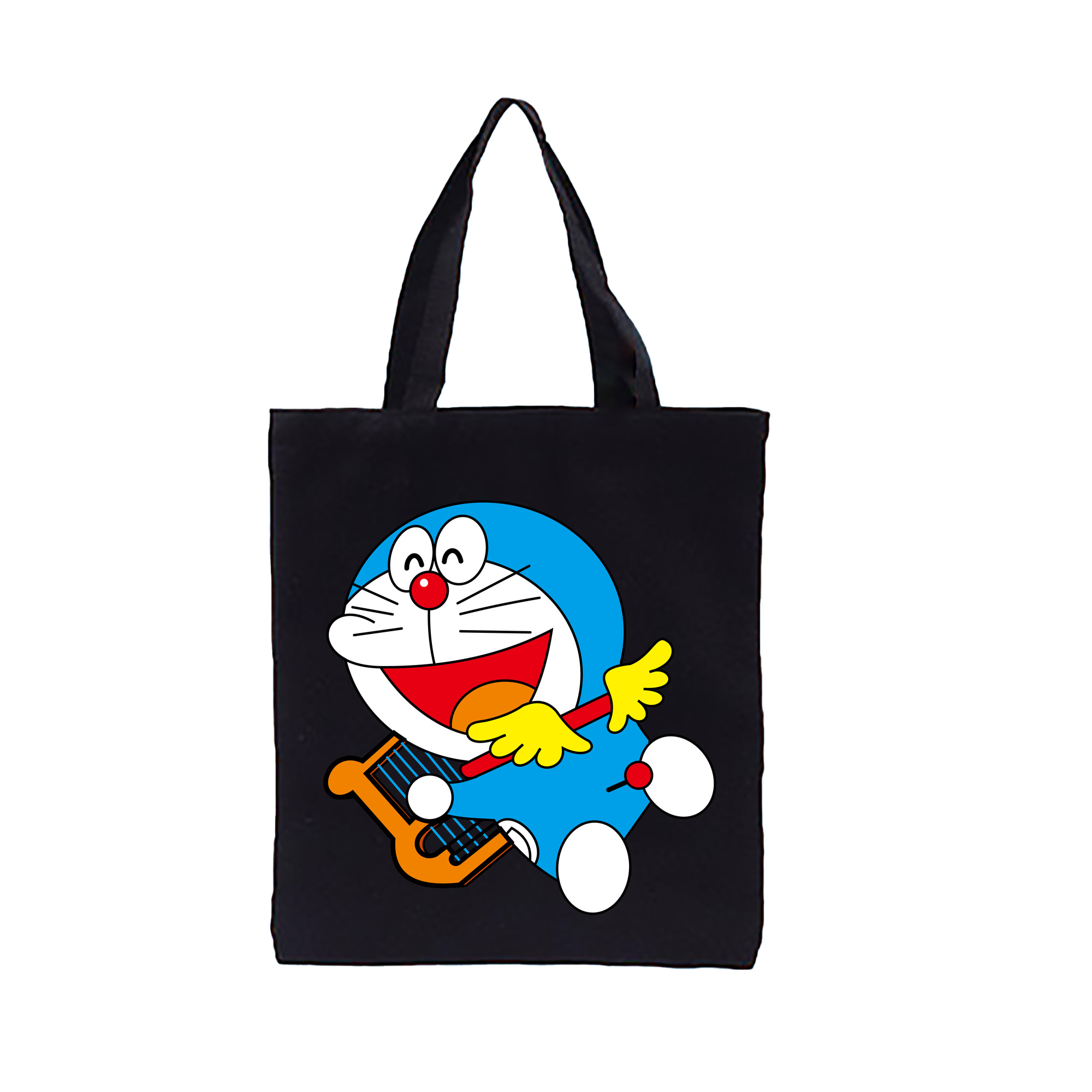 （画像用） ドラえもん Doraemon 縦型キャンバス生地手提げバッグ　トートバッグ