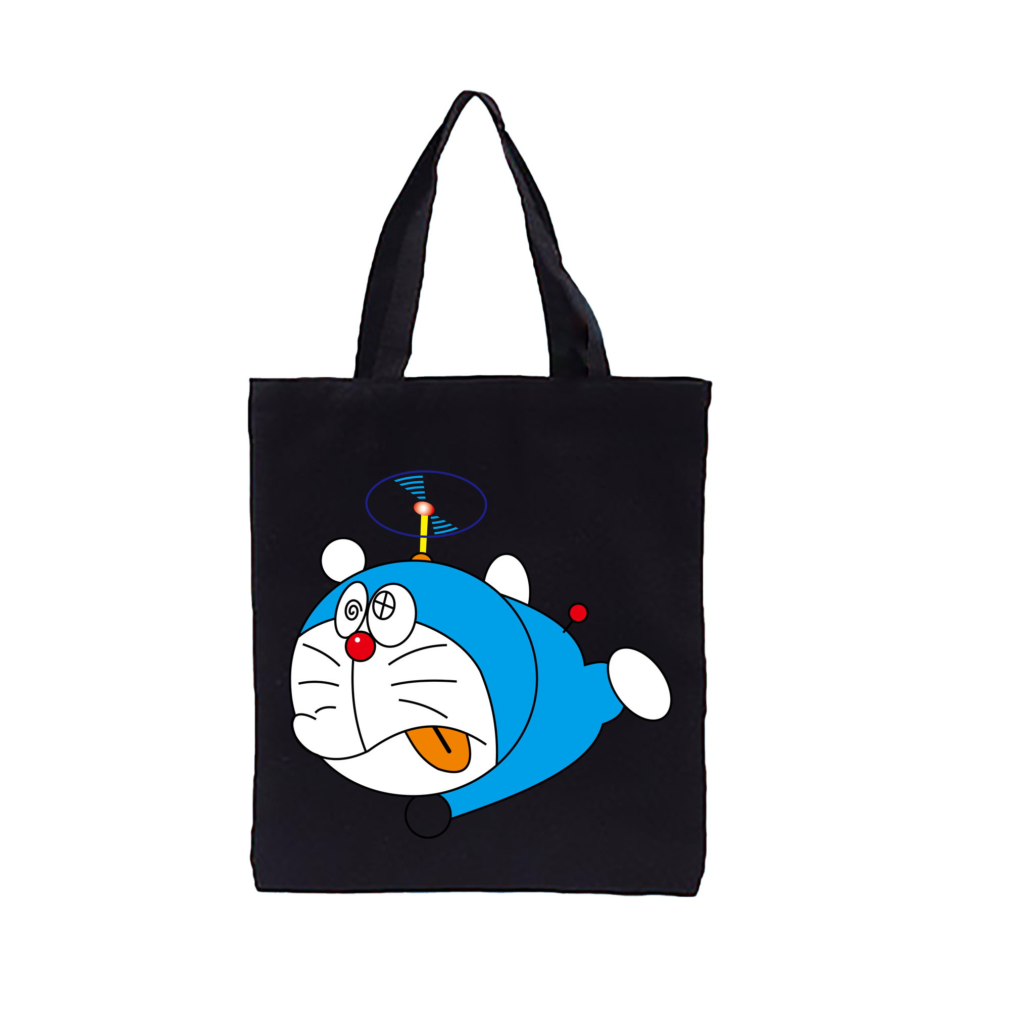 （画像用） ドラえもん Doraemon 縦型キャンバス生地手提げバッグ　トートバッグ