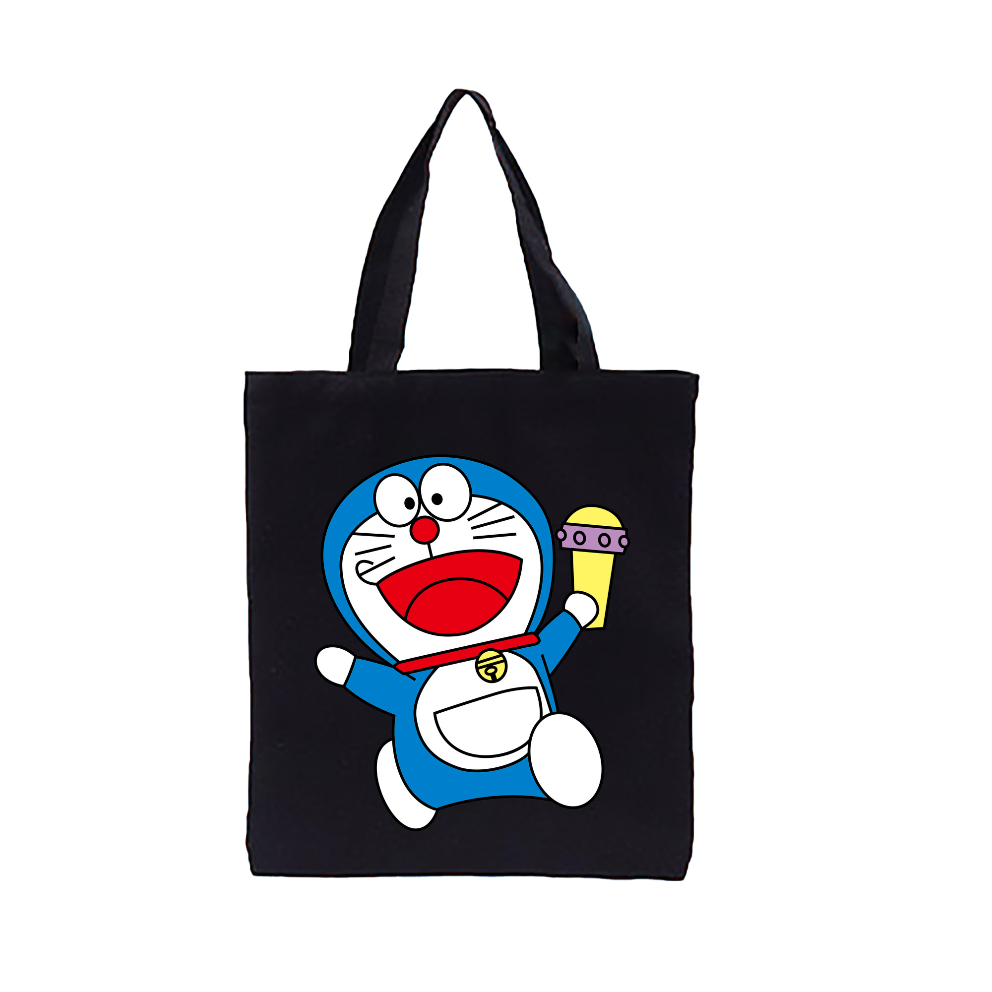 （画像用） ドラえもん Doraemon 縦型キャンバス生地手提げバッグ　トートバッグ