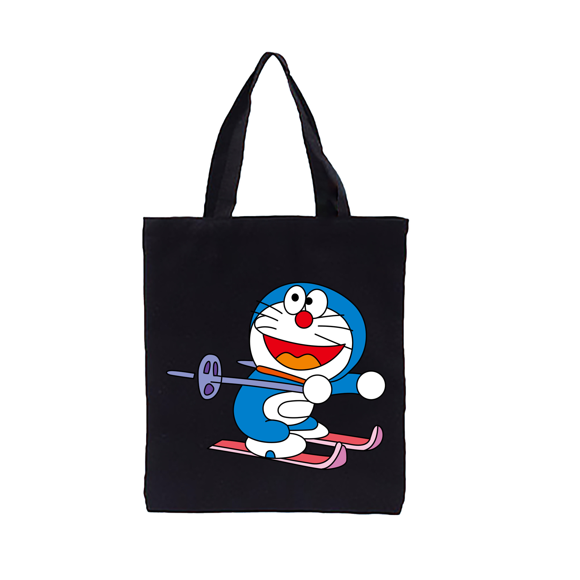 （画像用） ドラえもん Doraemon 縦型キャンバス生地手提げバッグ　トートバッグ