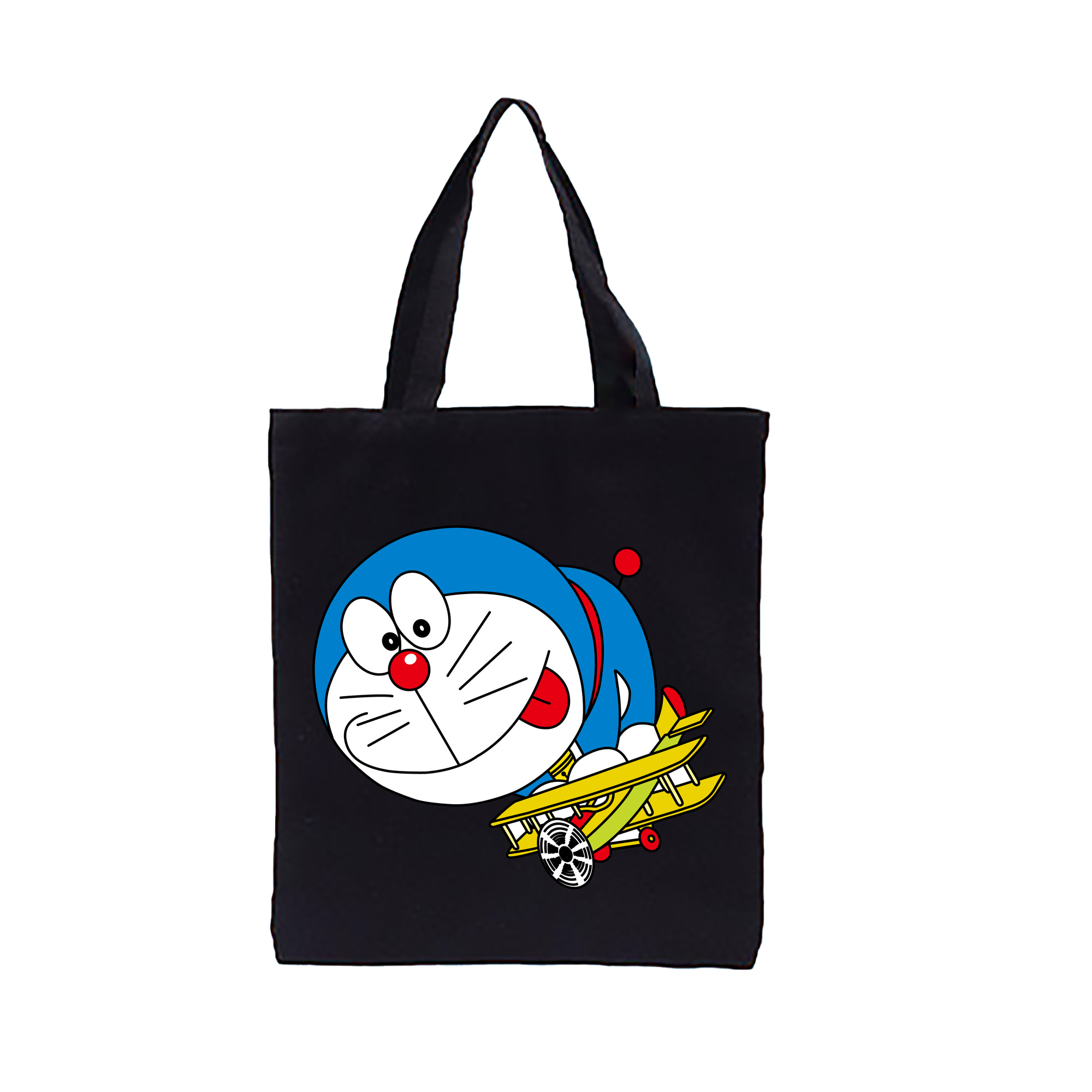 （画像用） ドラえもん Doraemon 縦型キャンバス生地手提げバッグ　トートバッグ