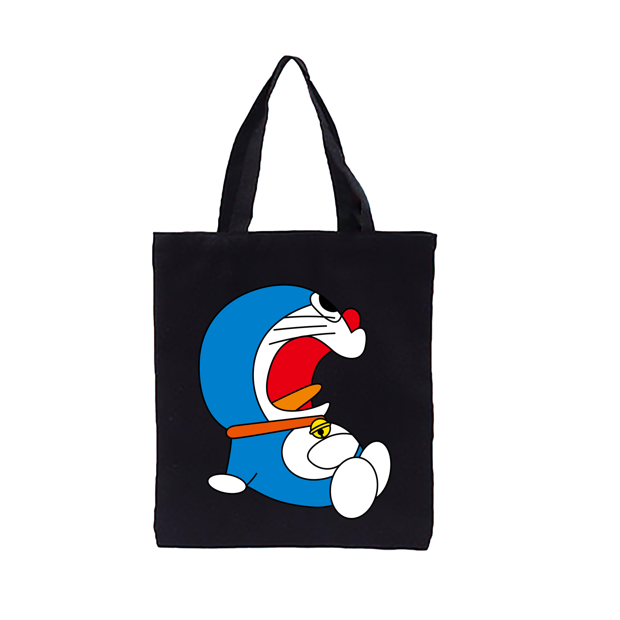 （画像用） ドラえもん Doraemon 縦型キャンバス生地手提げバッグ　トートバッグ