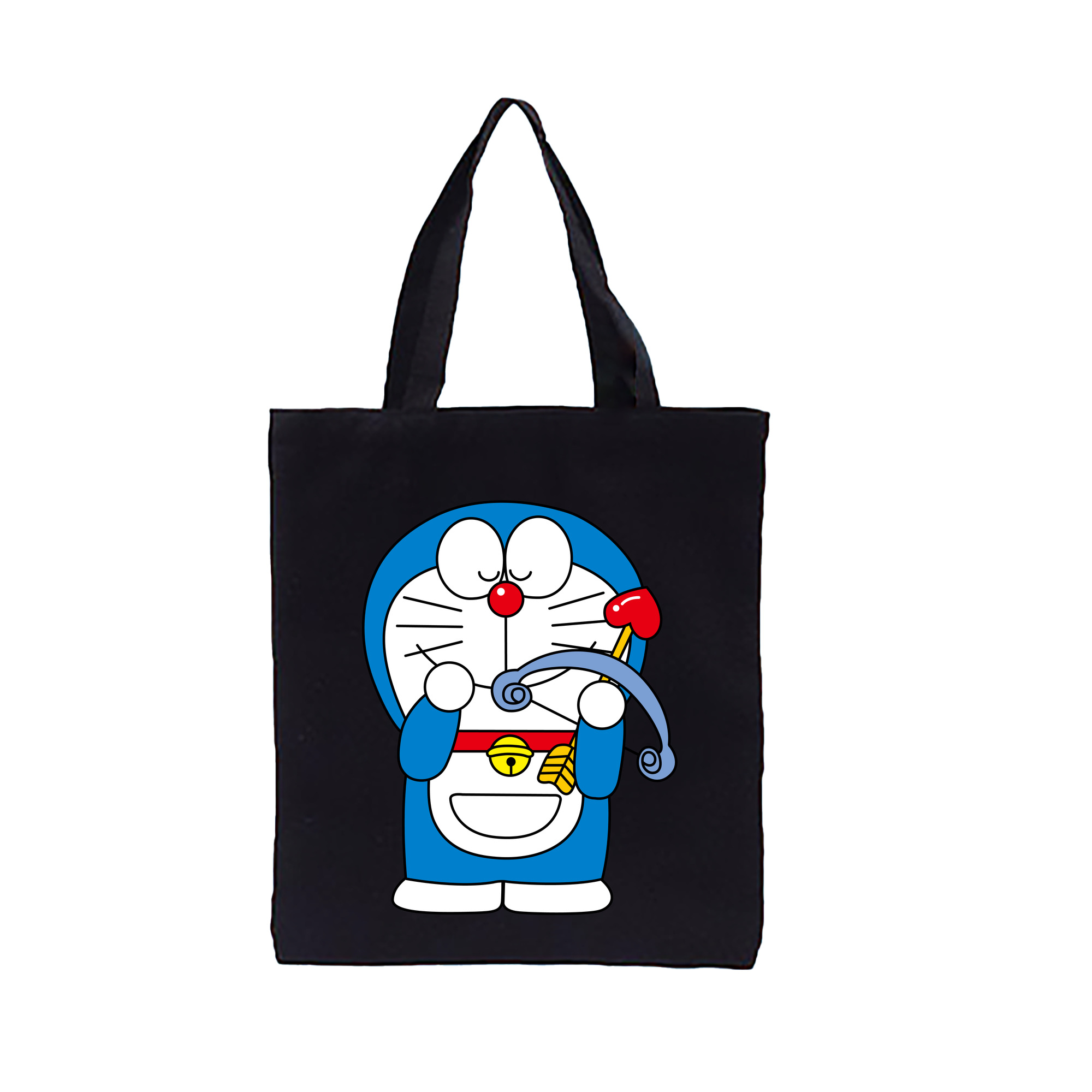 （画像用） ドラえもん Doraemon 縦型キャンバス生地手提げバッグ　トートバッグ