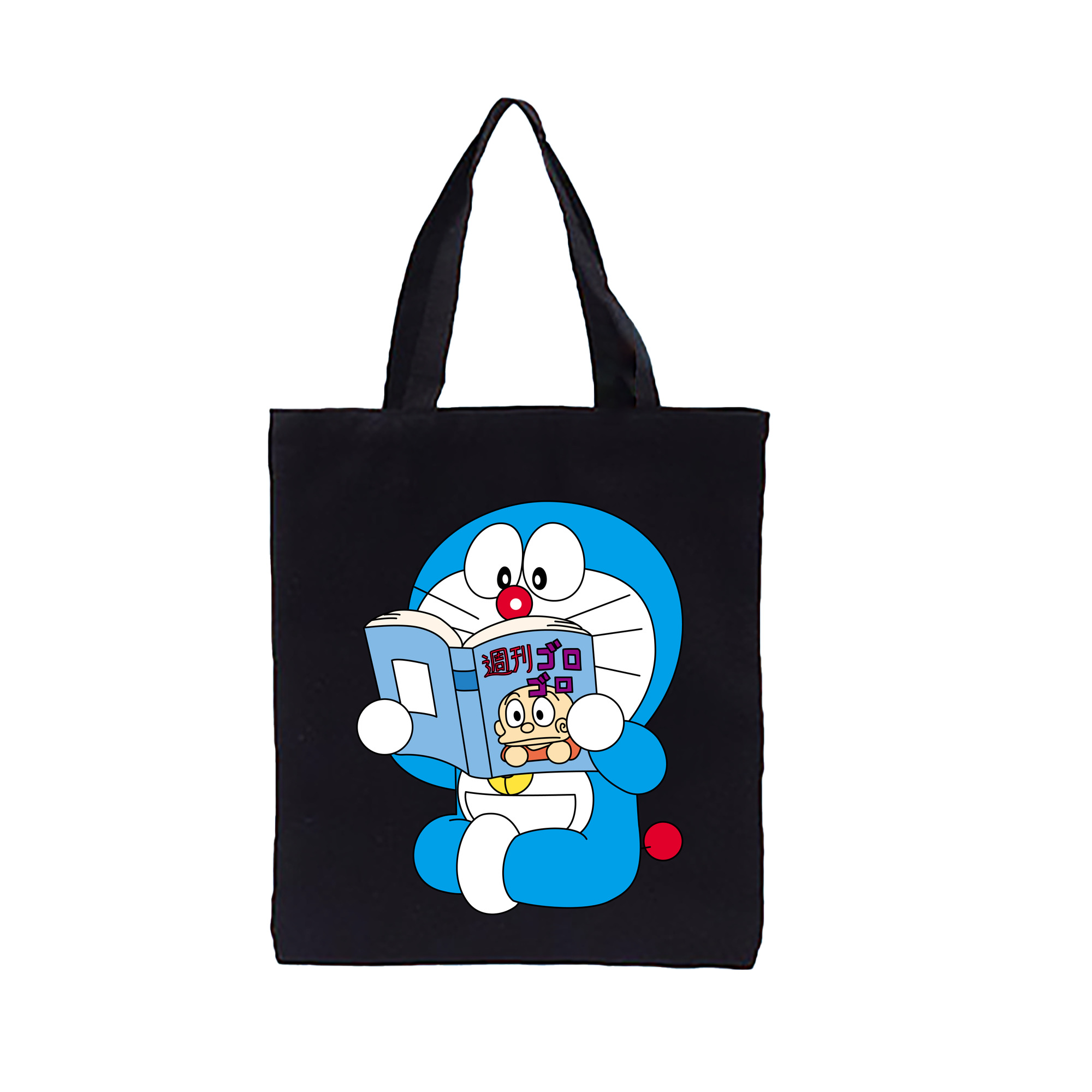 （画像用） ドラえもん Doraemon 縦型キャンバス生地手提げバッグ　トートバッグ
