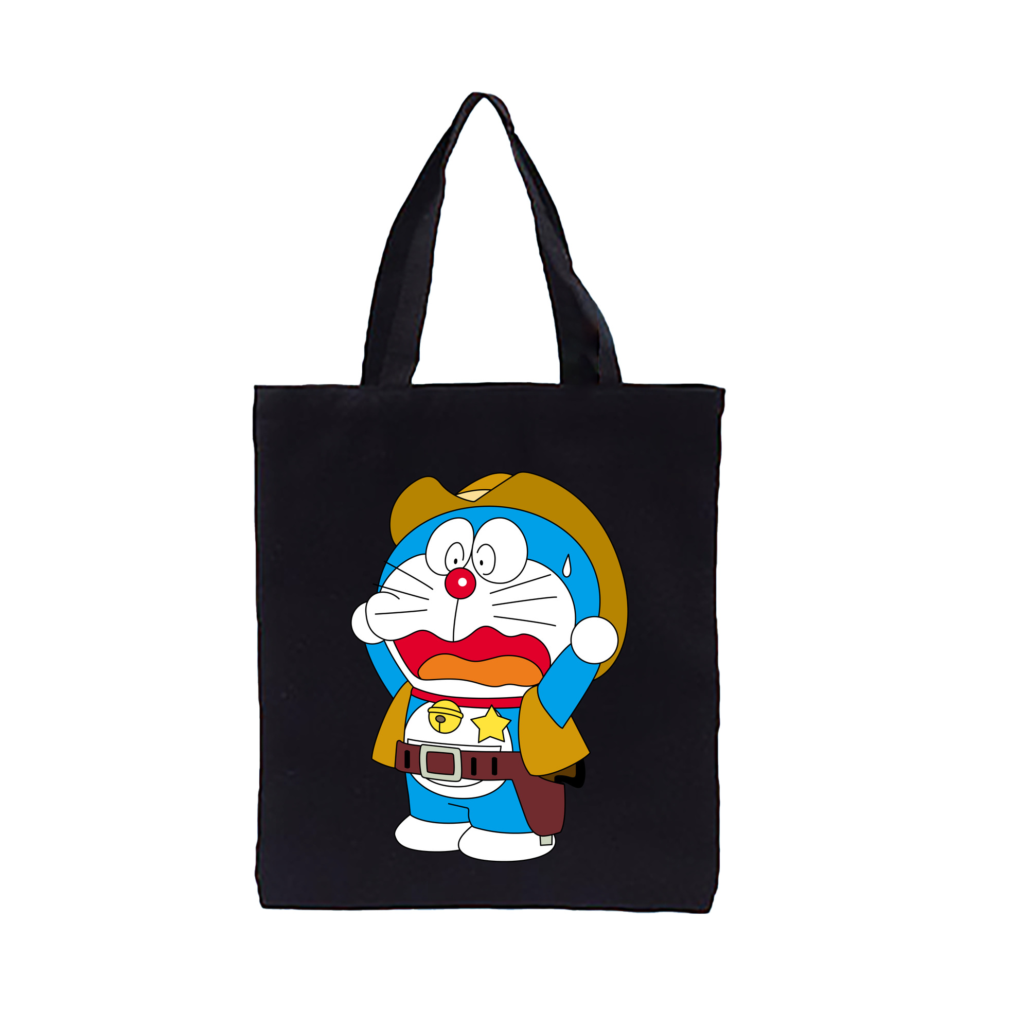 （画像用） ドラえもん Doraemon 縦型キャンバス生地手提げバッグ　トートバッグ