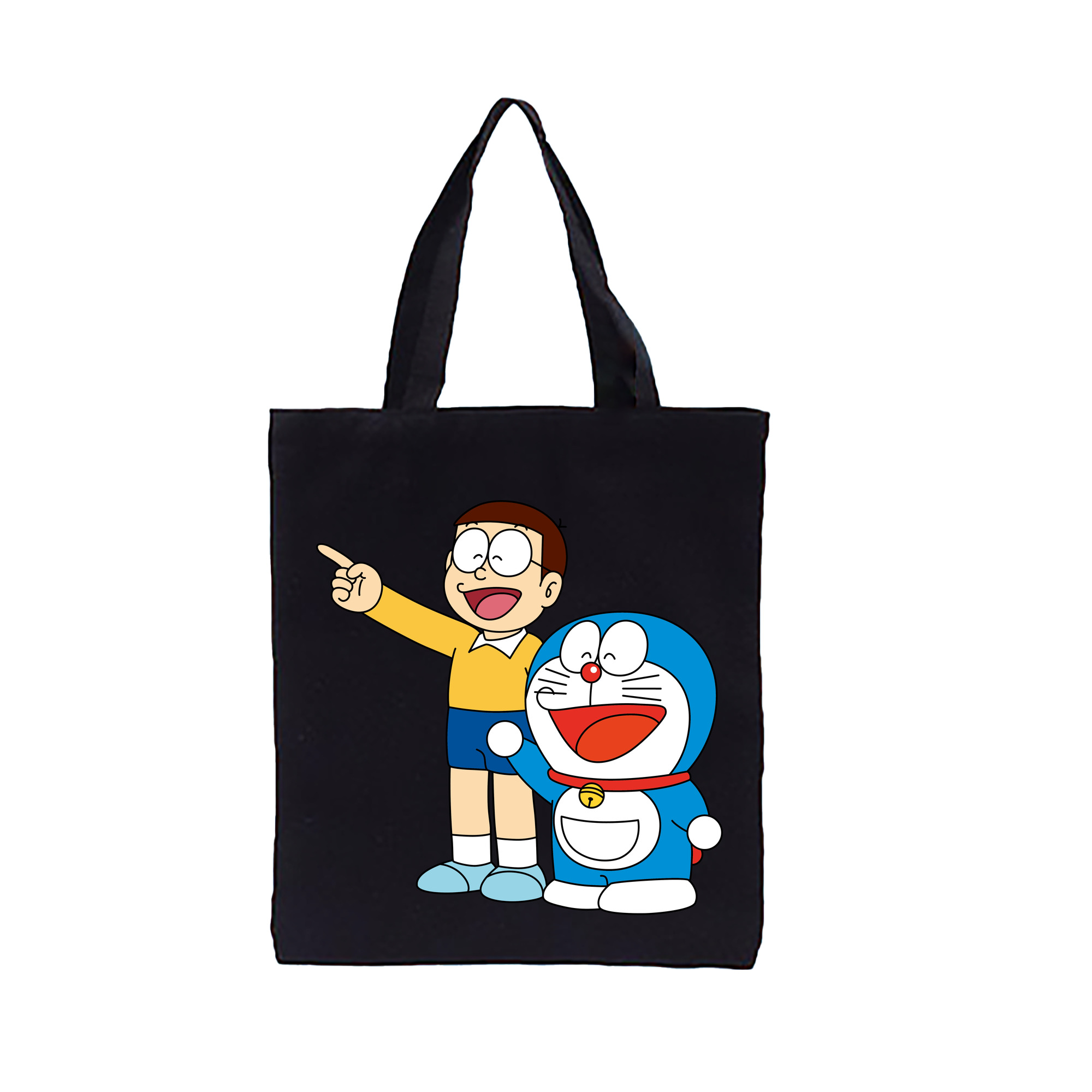 （画像用） ドラえもん 野比 のび太 Doraemon Nobita Nobi 縦型キャンバス生地手提げバッグ　トートバッグ