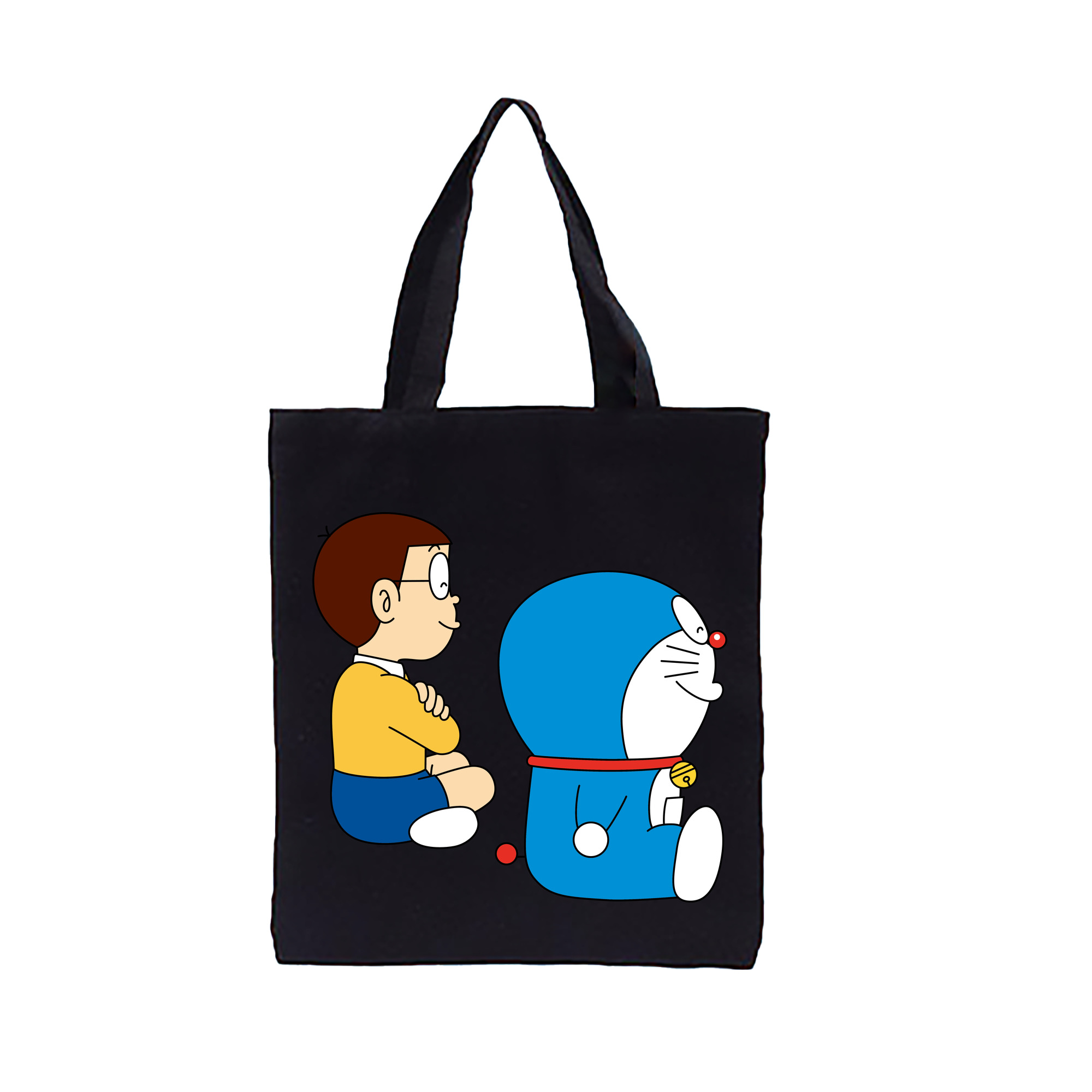 （画像用） ドラえもん 野比 のび太 Doraemon Nobita Nobi 縦型キャンバス生地手提げバッグ　トートバッグ