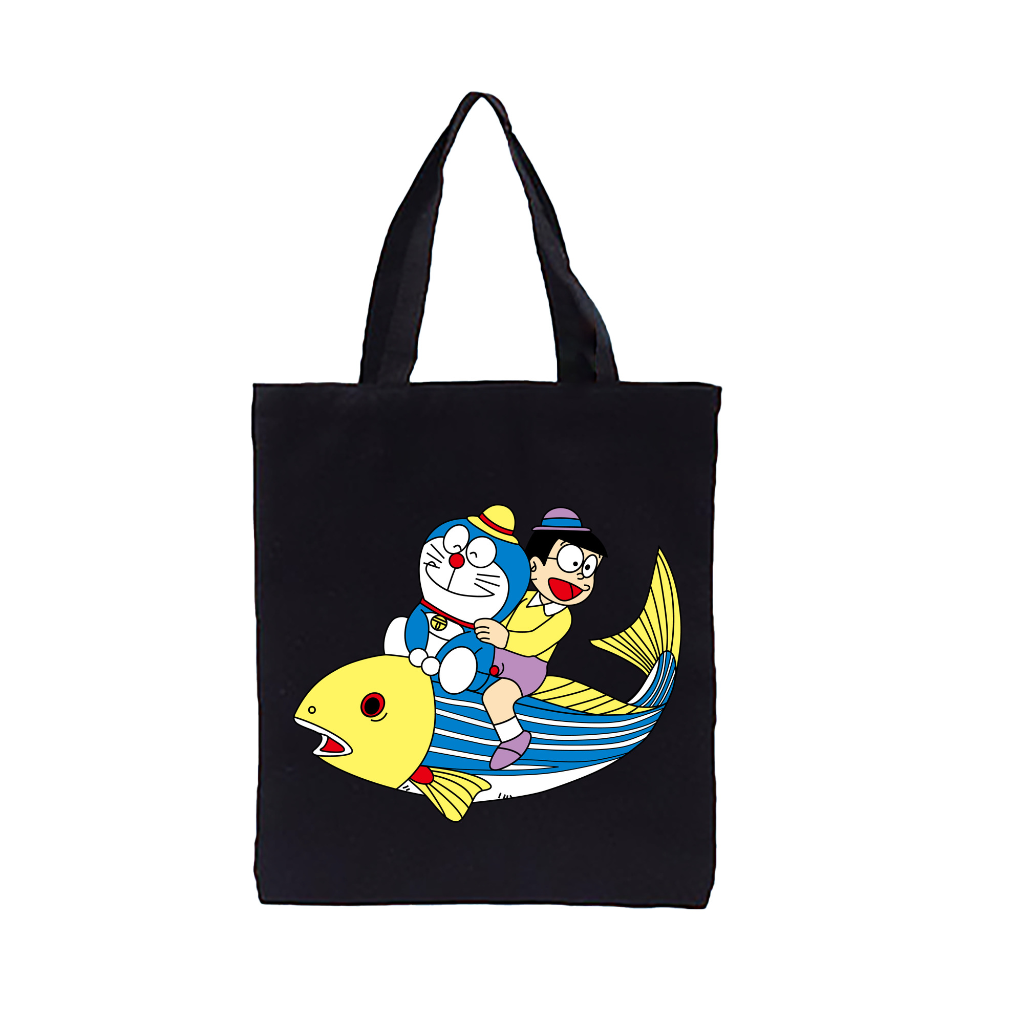 （画像用） ドラえもん 野比 のび太 Doraemon Nobita Nobi 縦型キャンバス生地手提げバッグ　トートバッグ