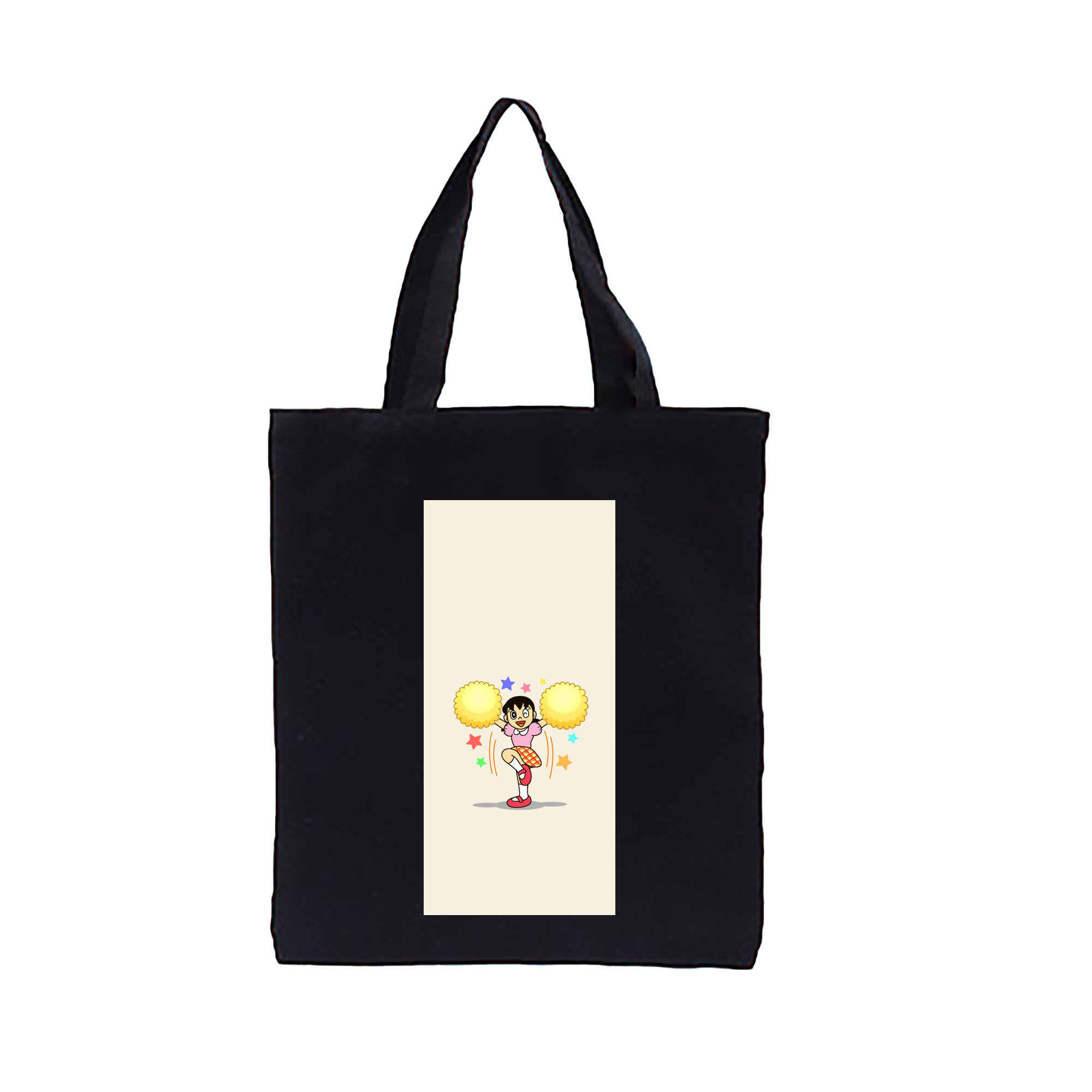 （画像用） ドラえもん みなもと しずか Doraemon Shizuka Minamoto 縦型キャンバス生地手提げバッグ　トートバッグ